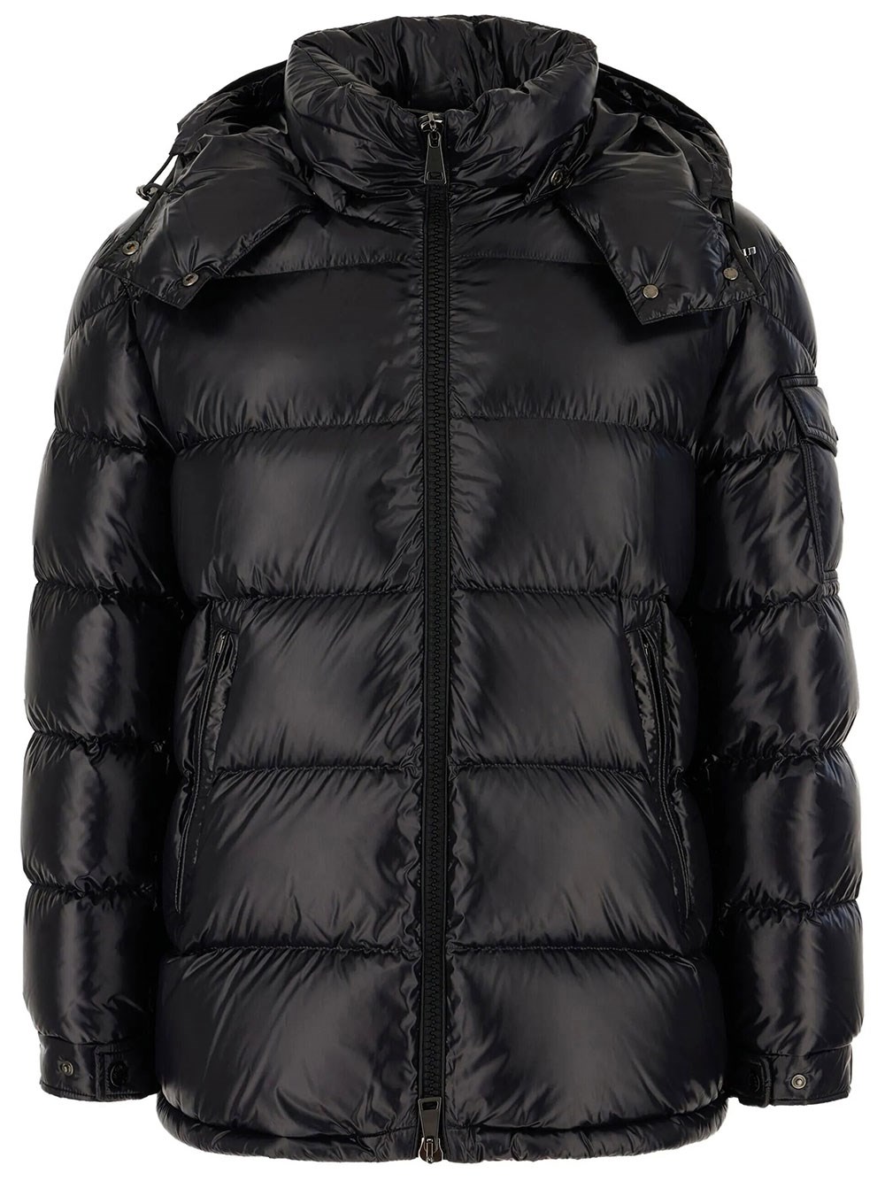 Moncler Women's Black Short Maire Down Jacket With Hood