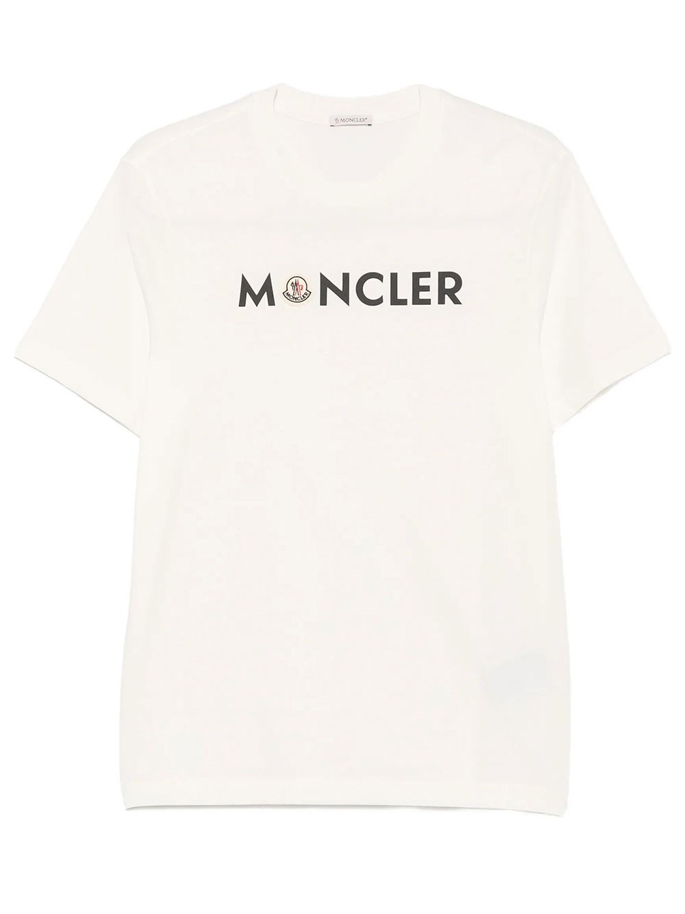 Moncler Men's Nude & Neutrals Logo Cotton T-Shirt