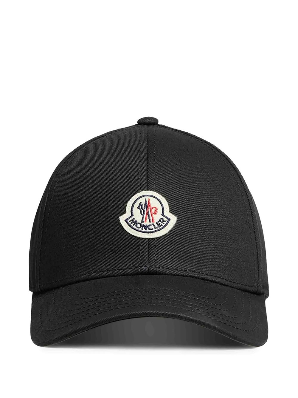 Moncler Men's Black Baseball Cap With Logo