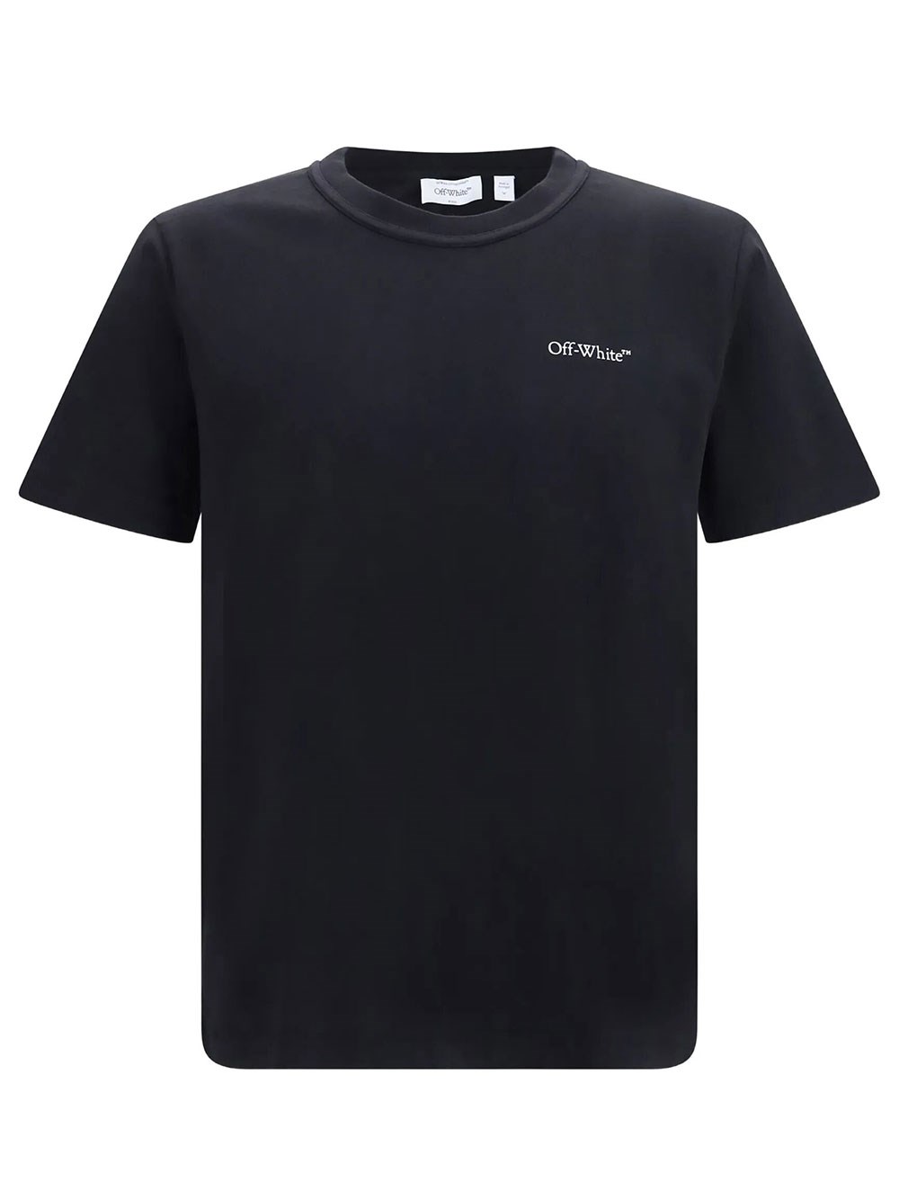 Off-white Small Bookish Regular Short Sleeve T-shirt In Black