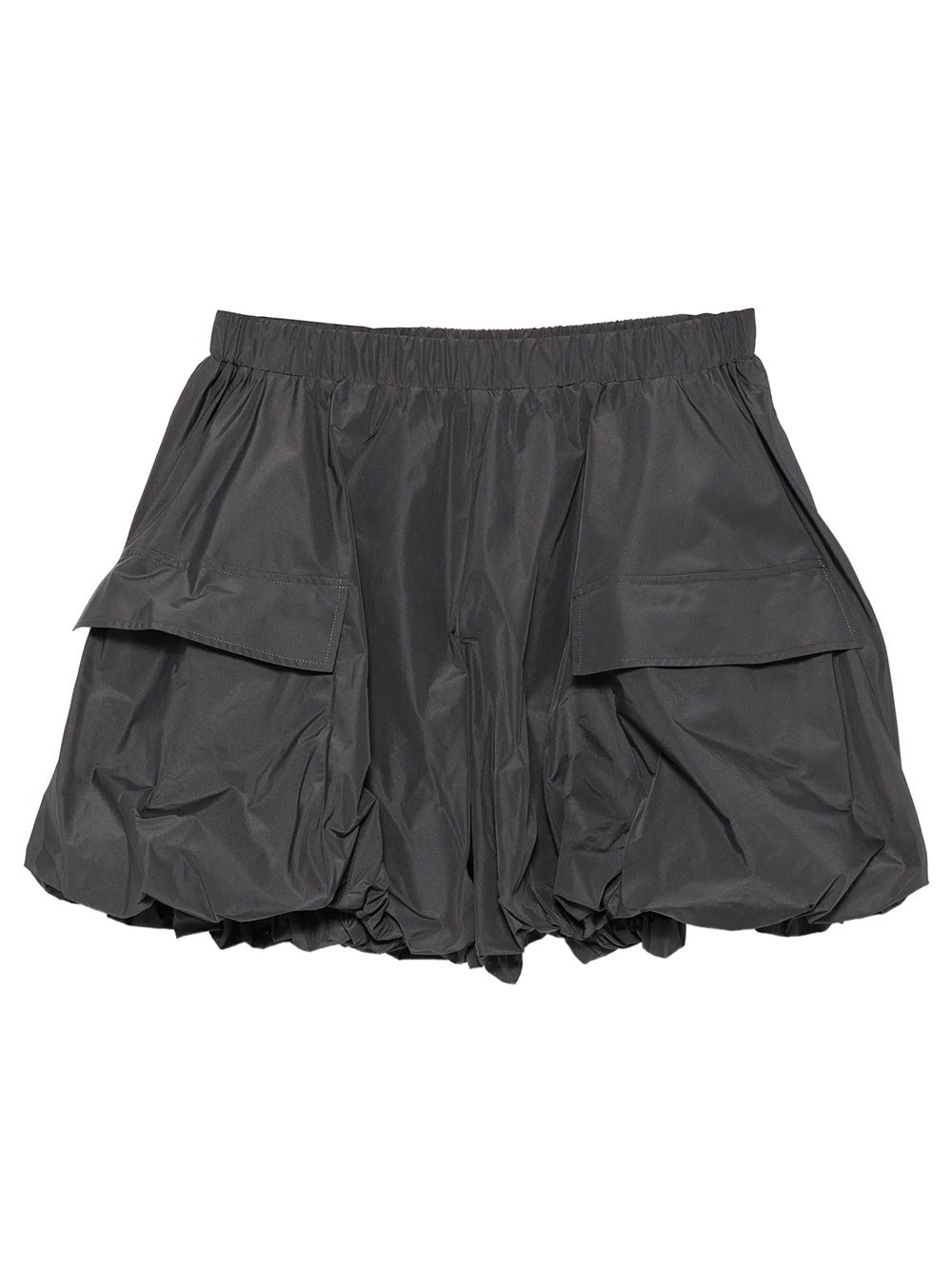 Moncler Kids Girls Grey Taffeta Shorts