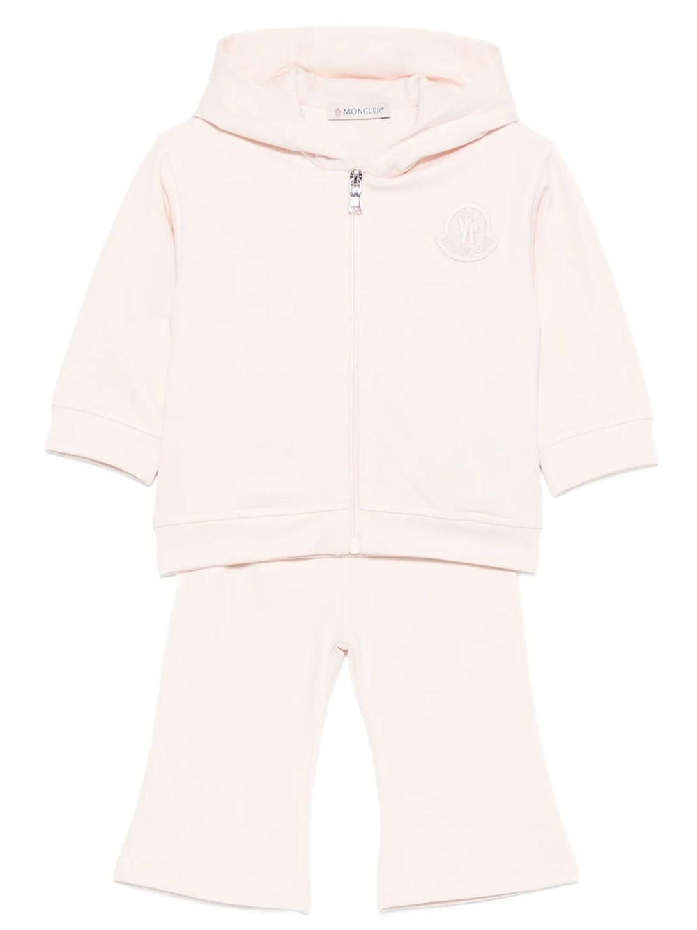 Moncler Kids Girls Pink & Purple Cotton Sweatshirt And Pants Set
