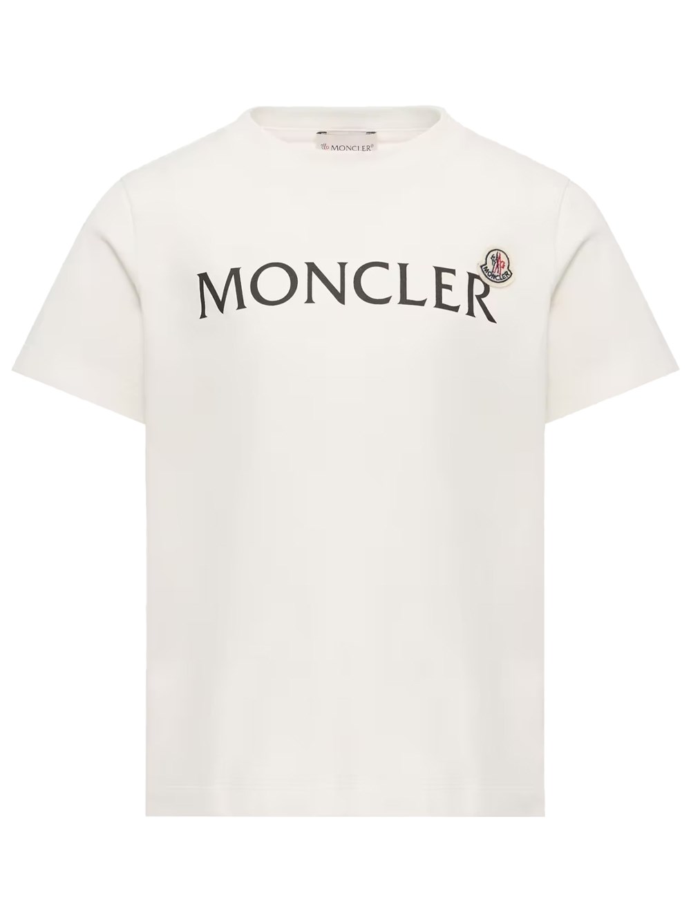 Moncler Kids Boys White T-Shirt Logo
