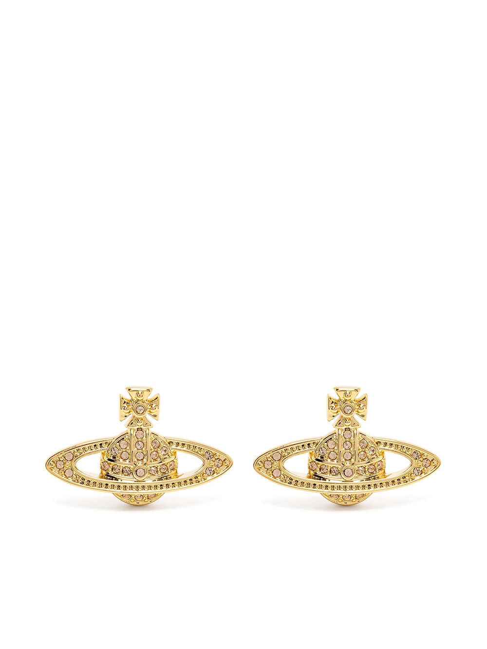 Vivienne Westwood Women's Metallic Mini Bas Relief Earrings