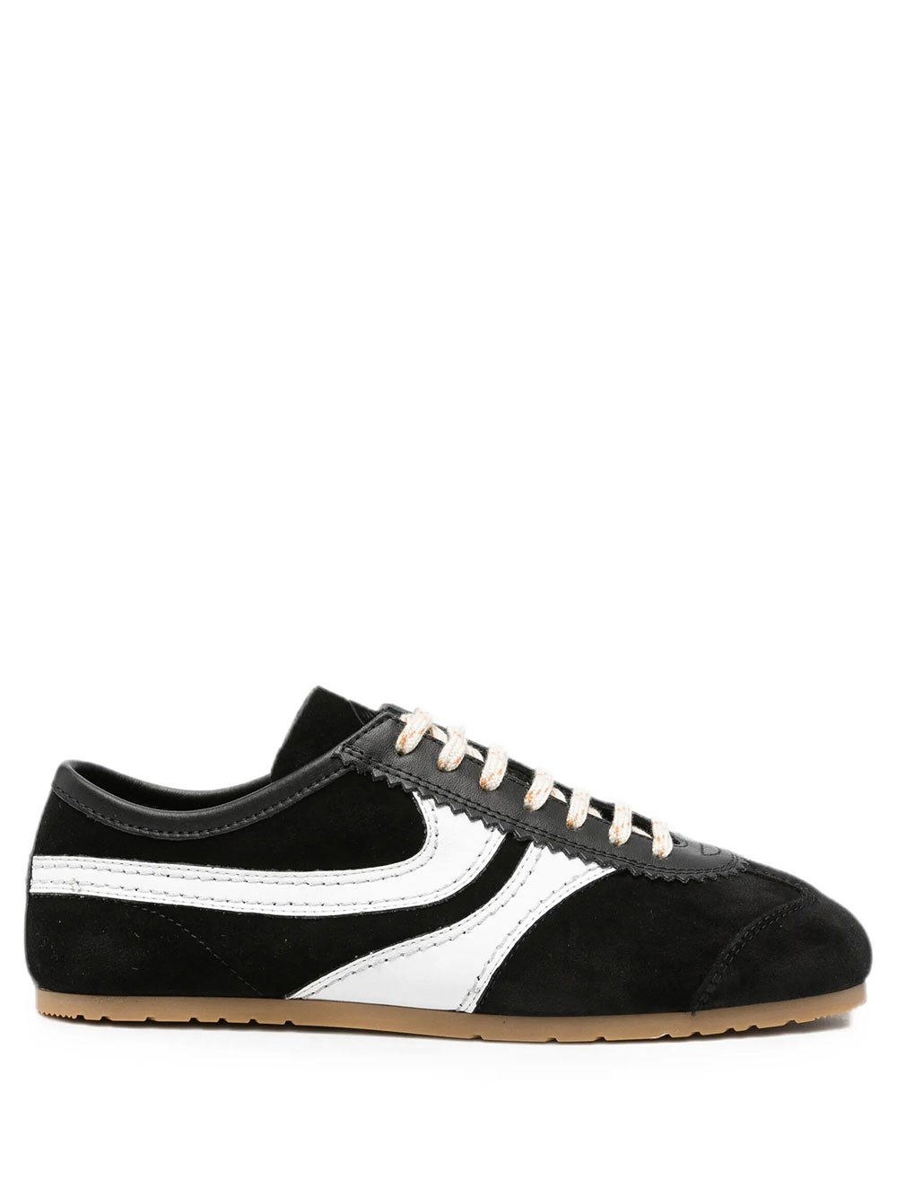 Dries Van Noten Suede Panel Sneakers - Woman Sneakers Black Eu - 40 - Immagine 4