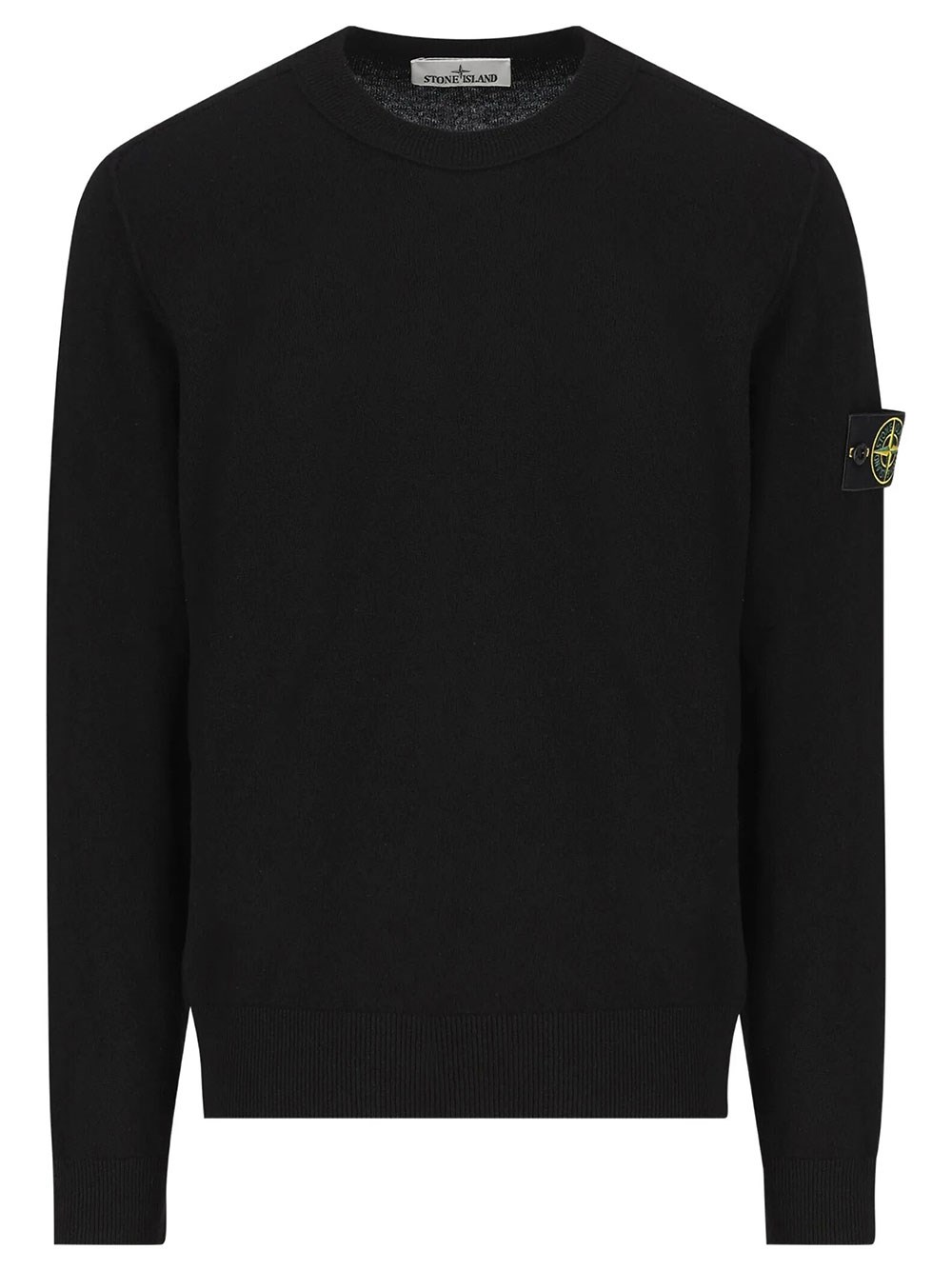 Stone Island Men's Black Crew Neck Pullover
