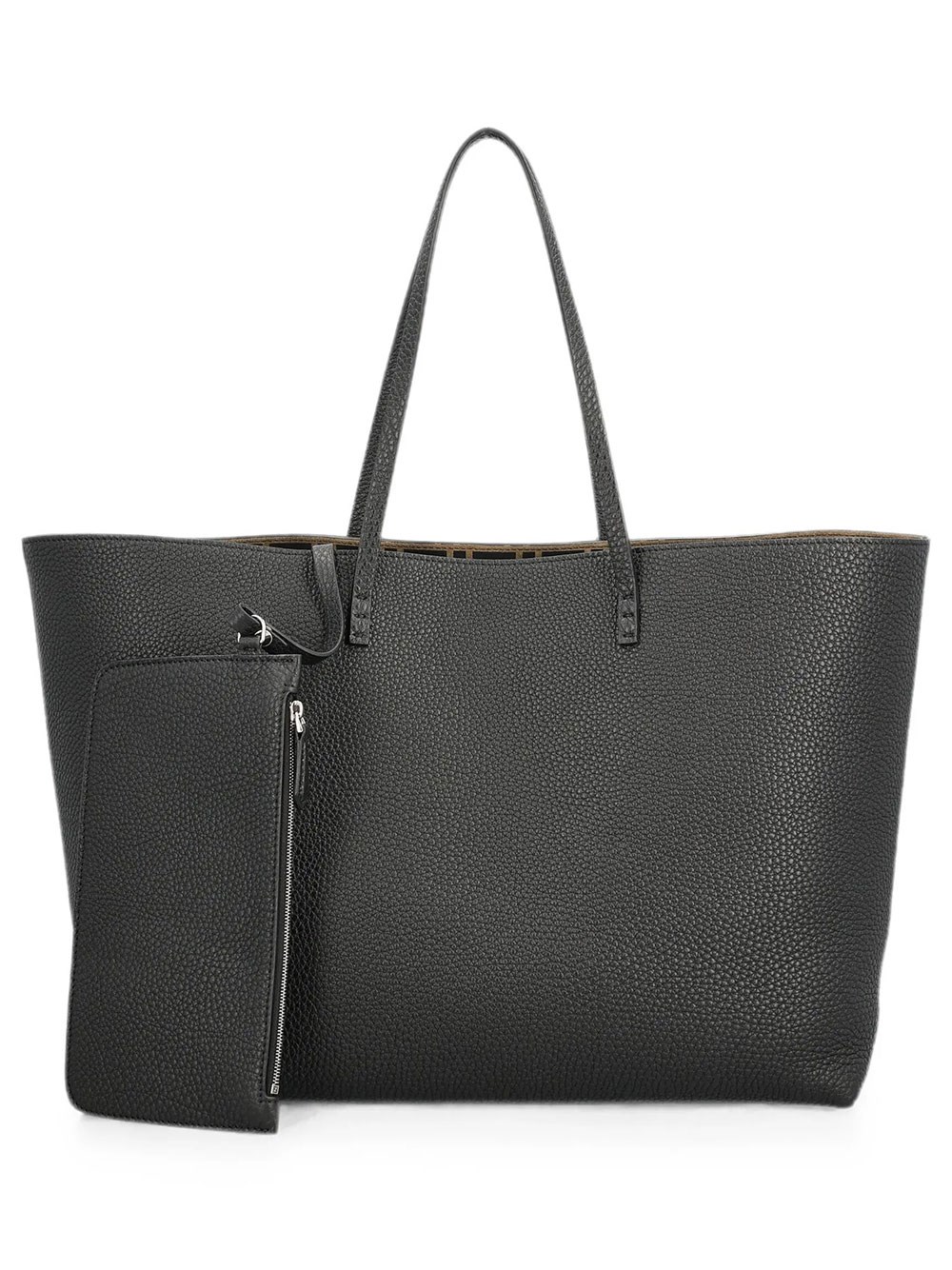Fendi Women's Black Roll Medium Shopping Bag By