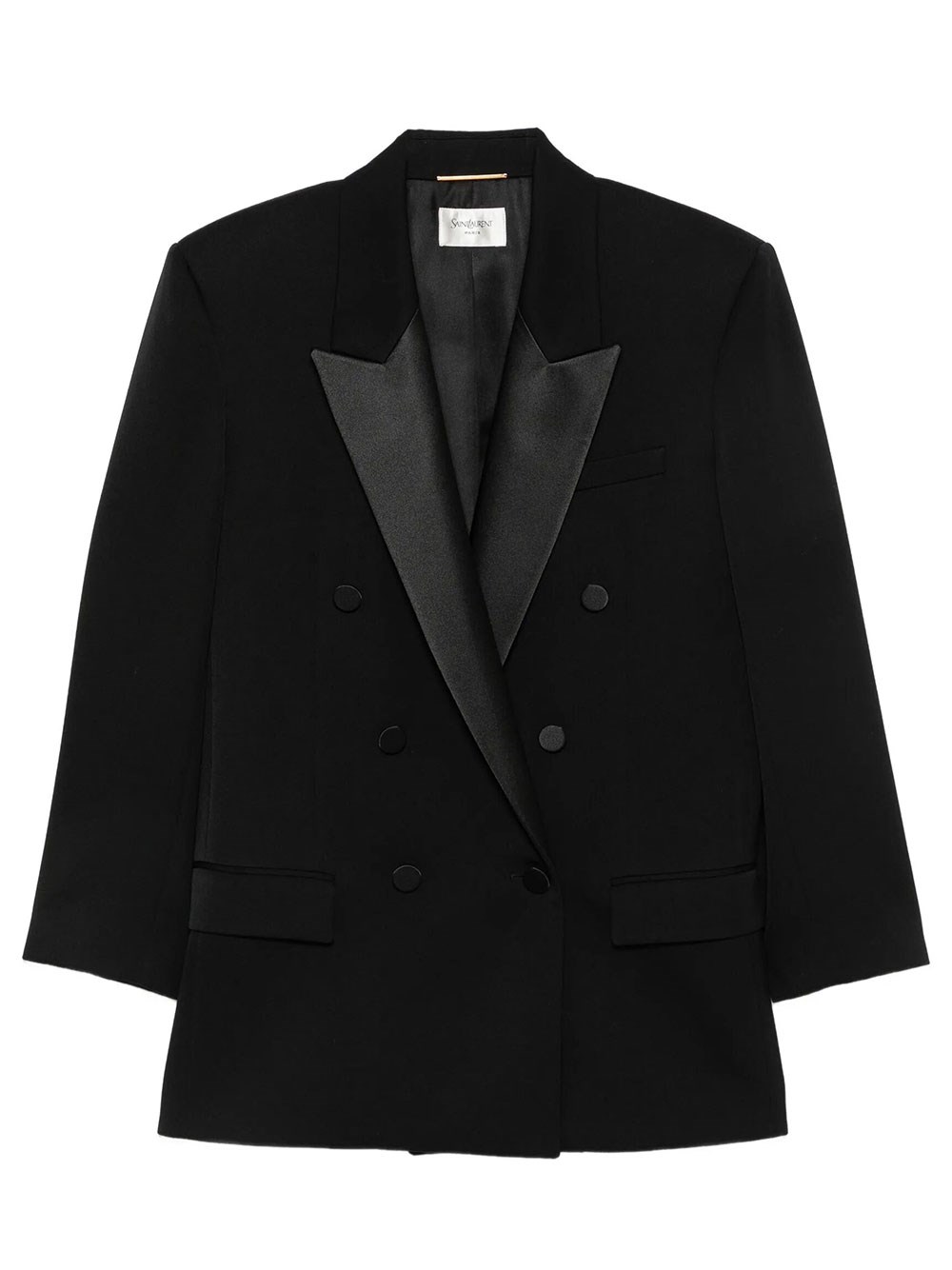 Saint Laurent Blazer In Nero