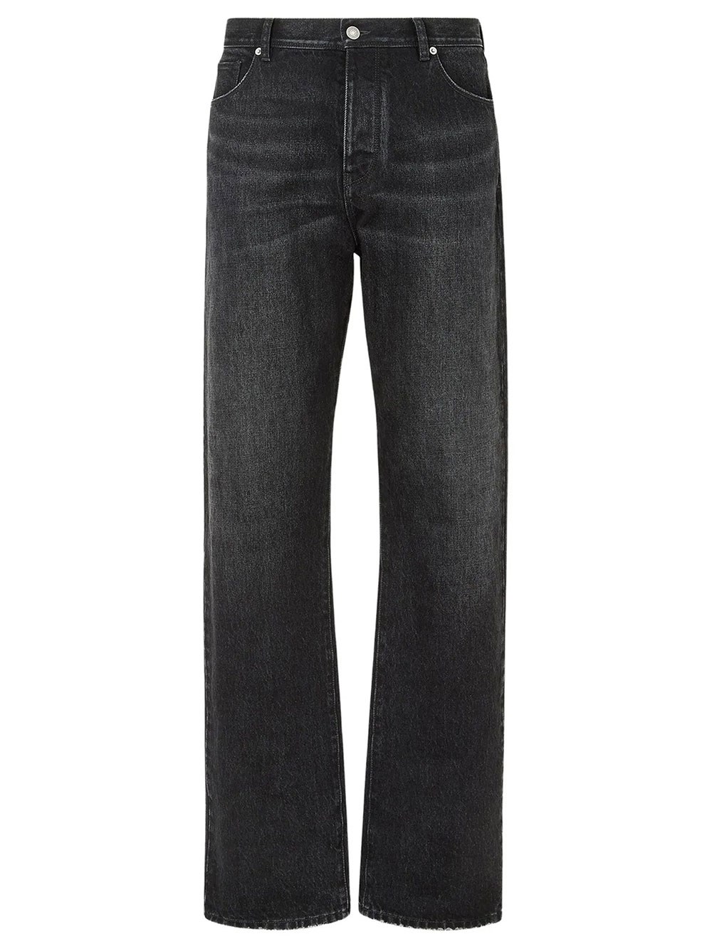 Fendi Men's Black Long Jeans