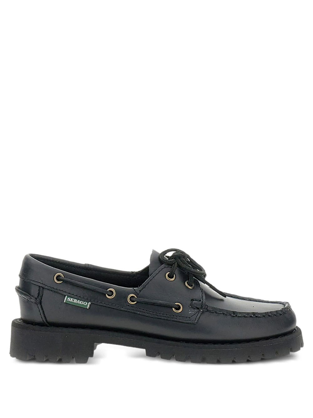 Sebago Mocassini Ranger Waxy In Nero