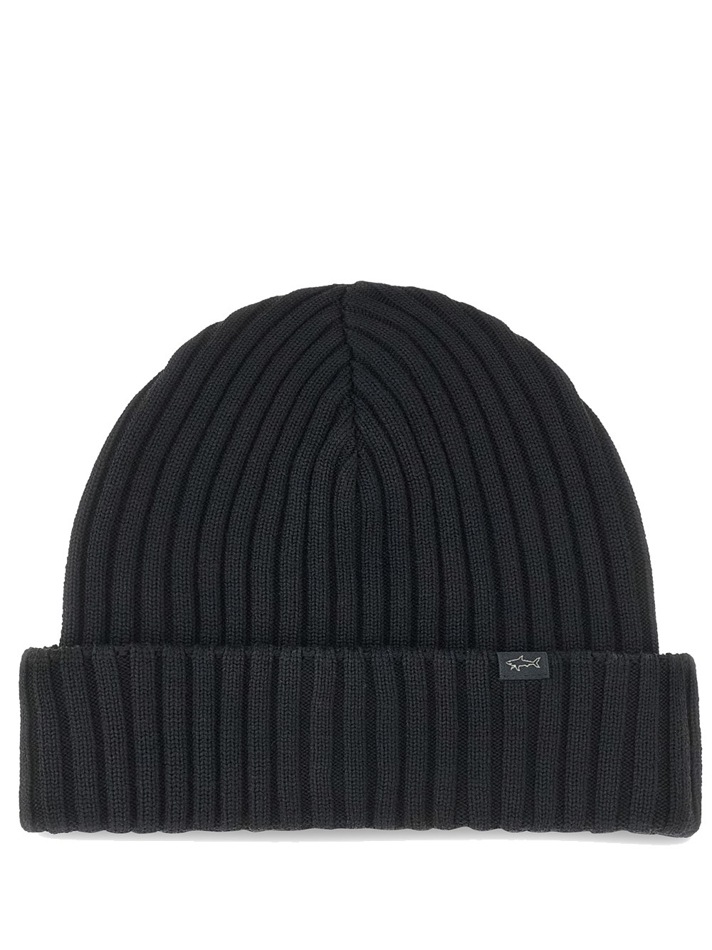 Paul & Shark Men's Black Soft Cool Touch Wool Beanie