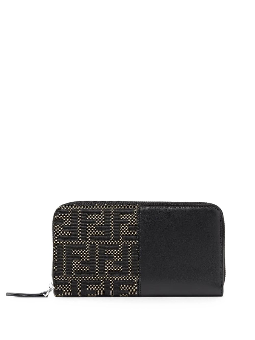 Fendi Men's Black Zip Around Wallet Grace