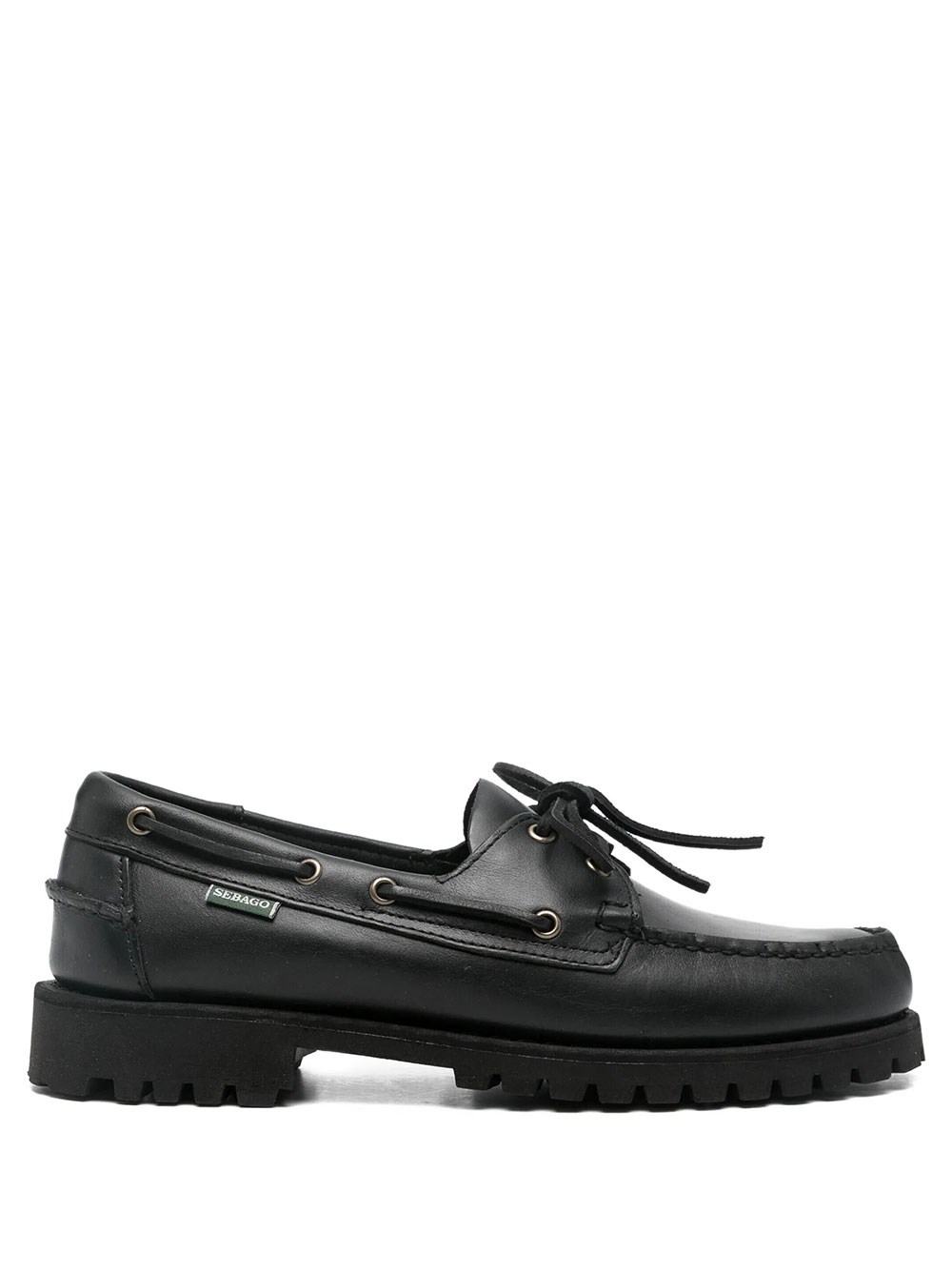 Sebago Men's Black Ranger Waxy Leather Loafers