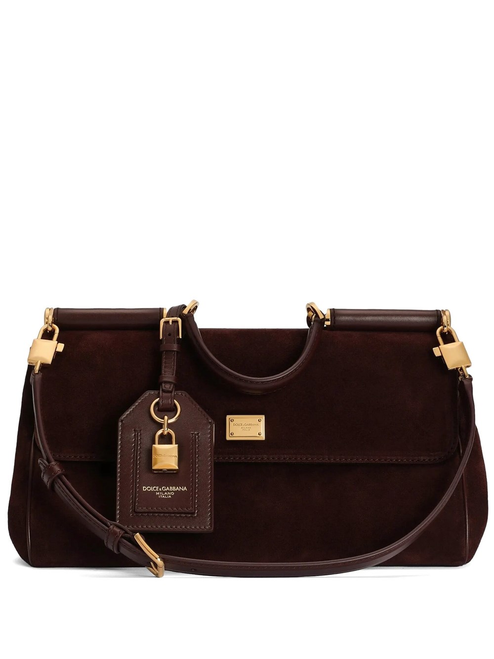 Dolce & Gabbana Women's Red Handbag My Sicily In Suede
