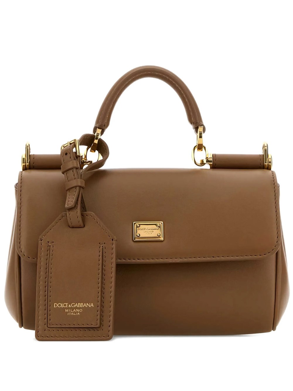 Dolce & Gabbana Women's Brown Hand Bag My Sicily In Plongé Leather