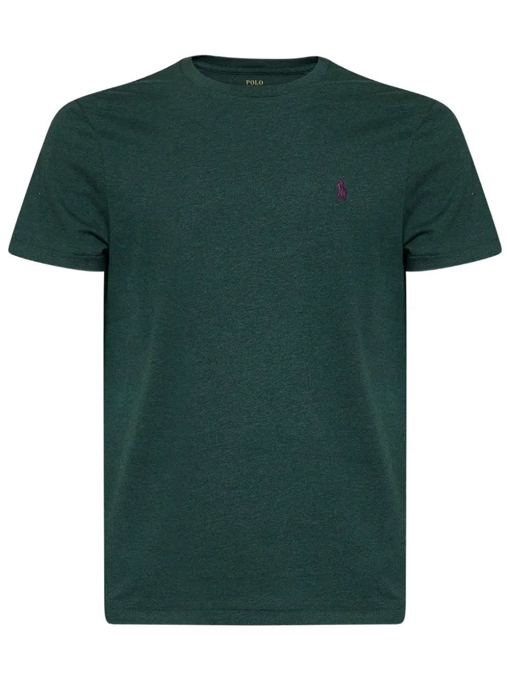 Polo Ralph Lauren T-shirt In Jersey Custom Slim Fit In Verde