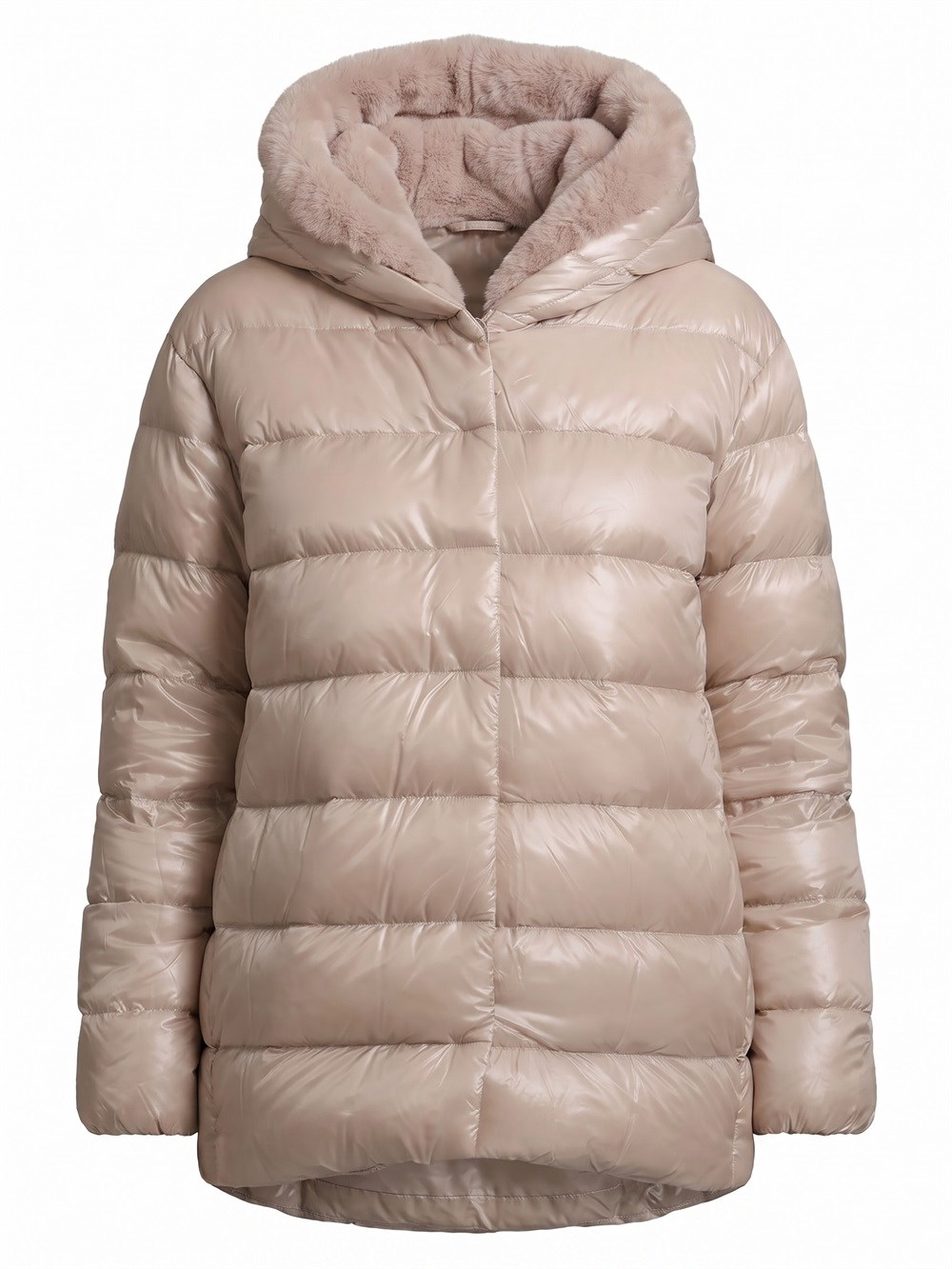 Herno Women's Nude & Neutrals Padded Jacket With Zip