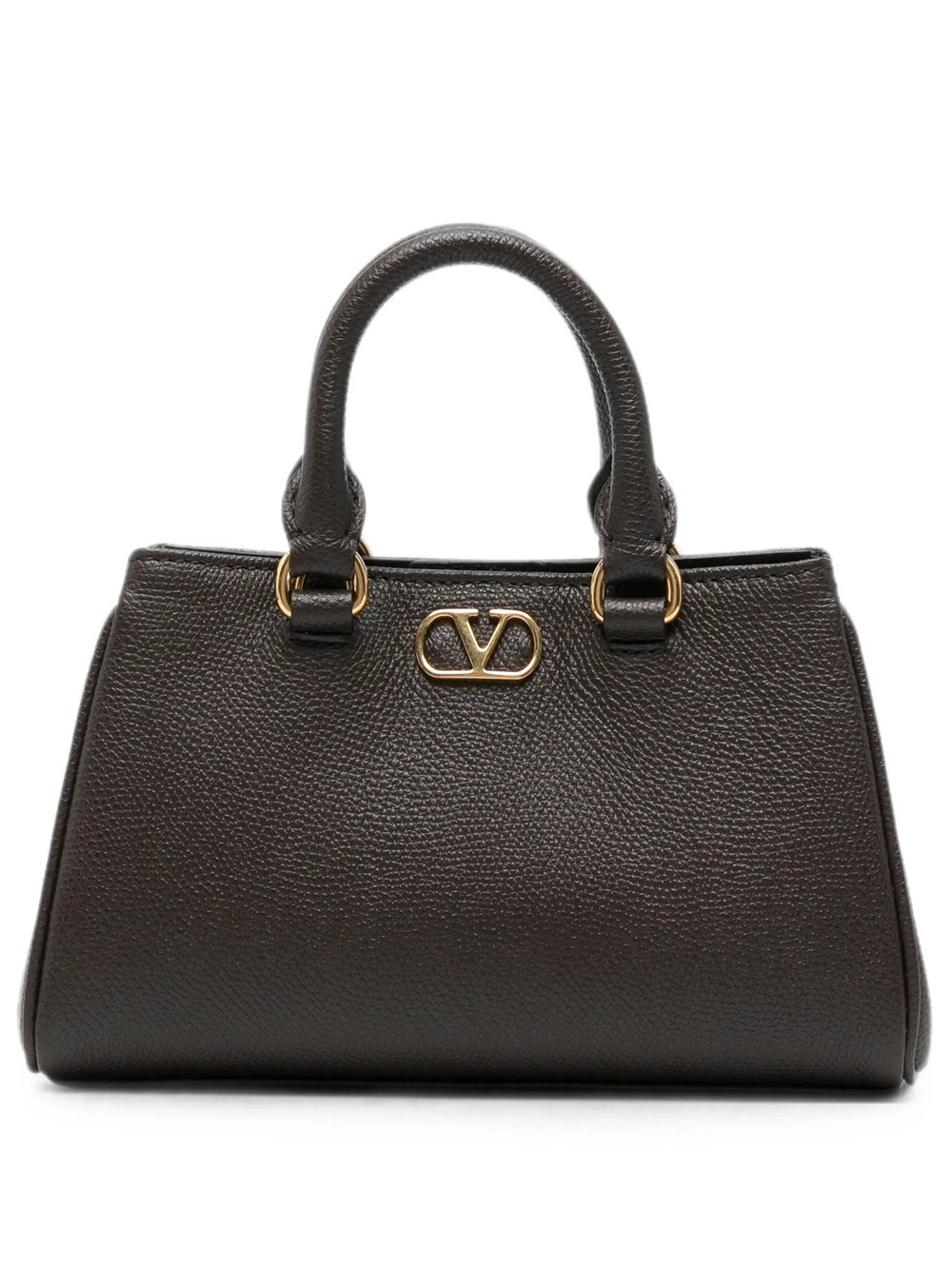 Valentino Garavani Women's Brown Mini Vlogo Signature Bag In Garnet Calf Leather