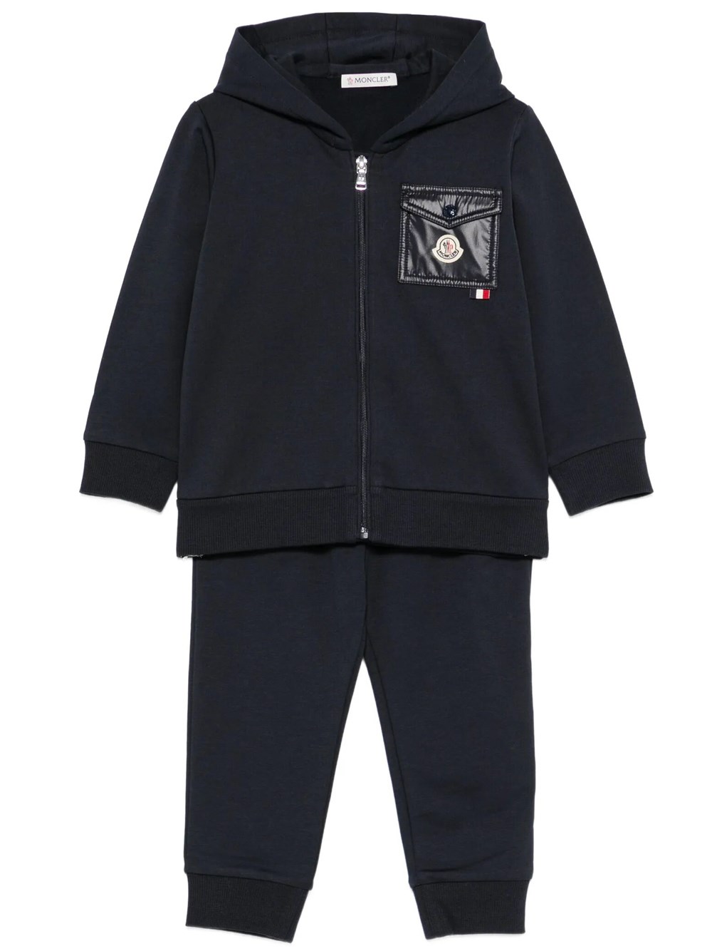Moncler Kids Boys Blue Hoodie And Pants Set
