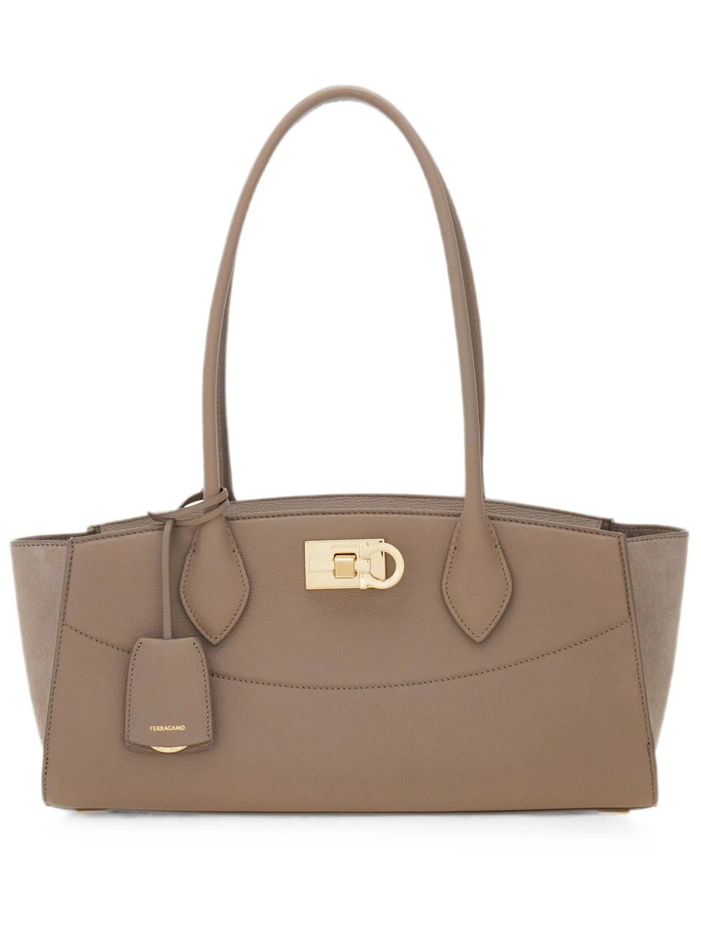 Ferragamo Women's Grey Soft Bag Studio East West