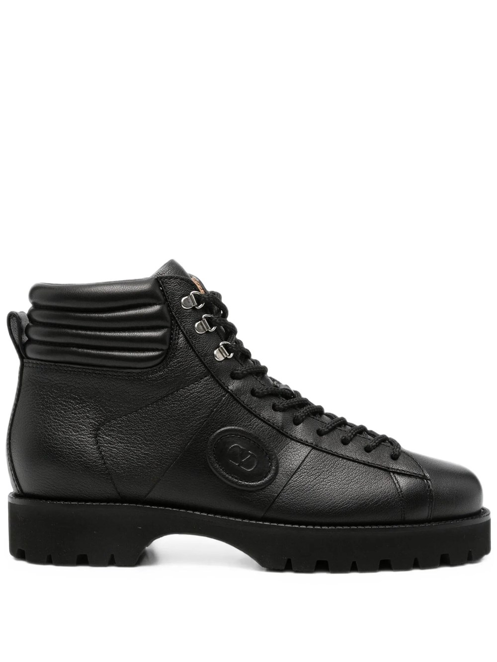 Valentino Garavani Men's Black Combat Ankle Boots