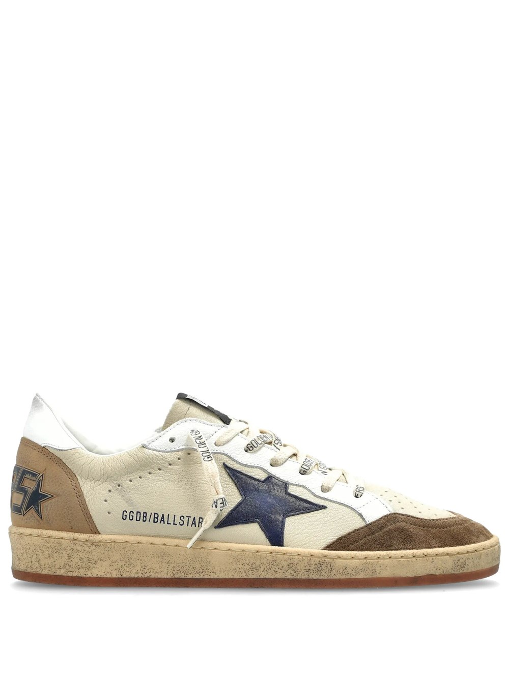 Golden Goose Men's White Sneakers Ball Star