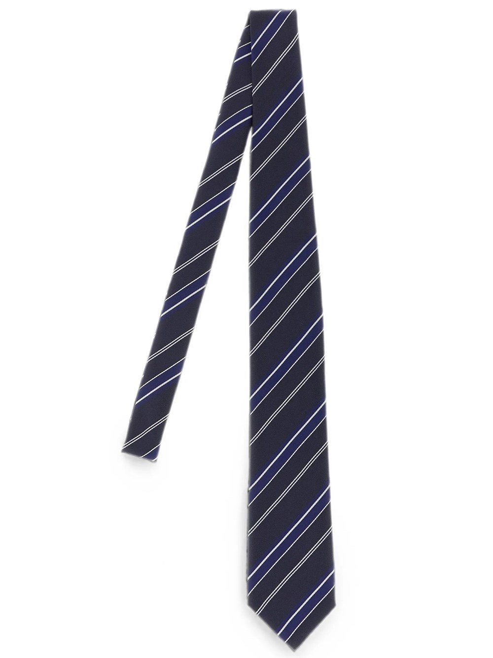 Tom Ford Men's Blue And White Silk Tie