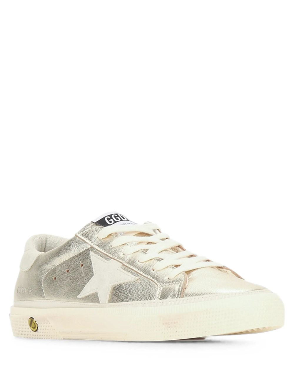 Golden Goose Kids Girls Metallic Leather Sneakers May