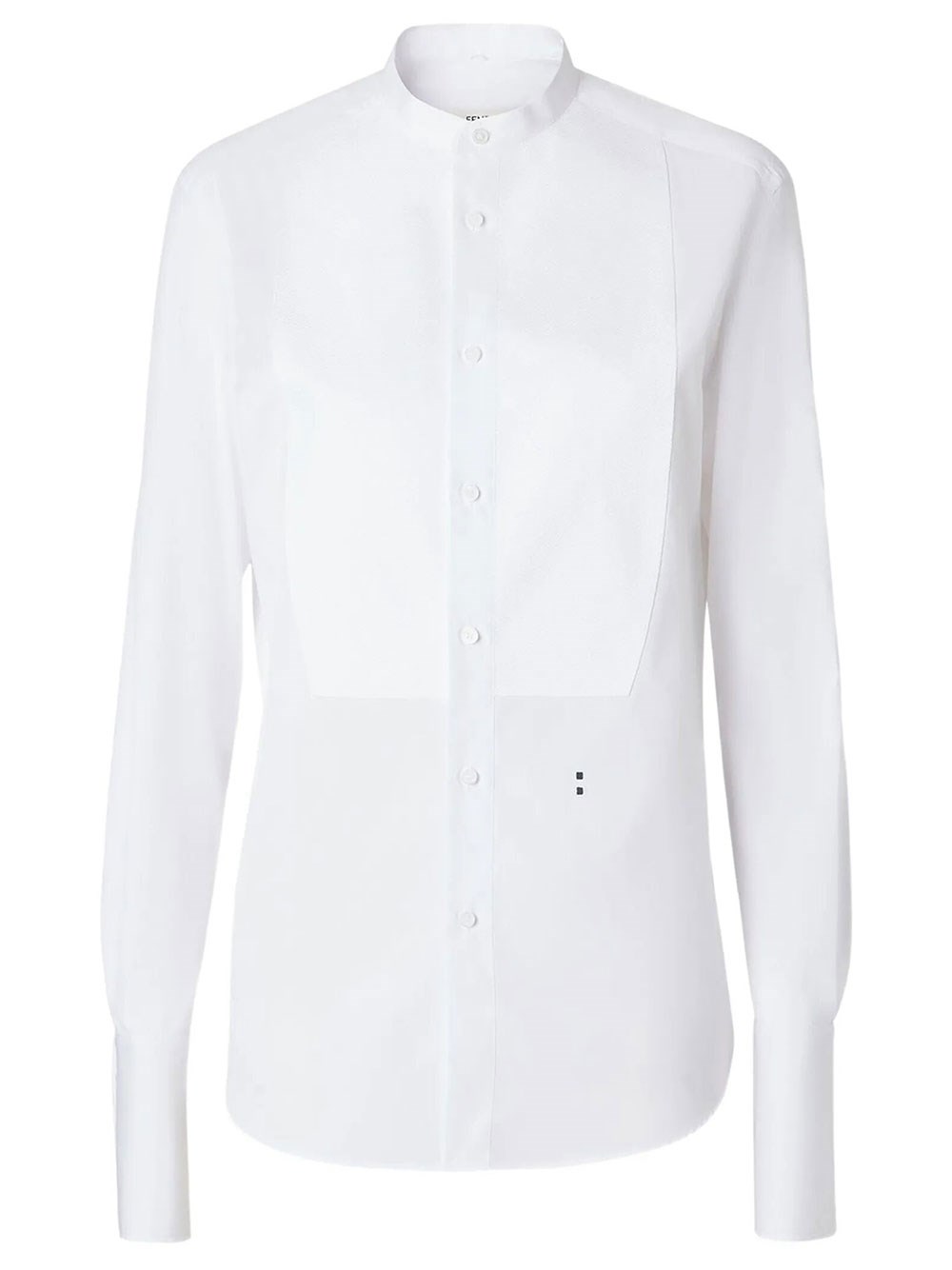 Fendi Women's White Slim Fit Shirt In Poplin
