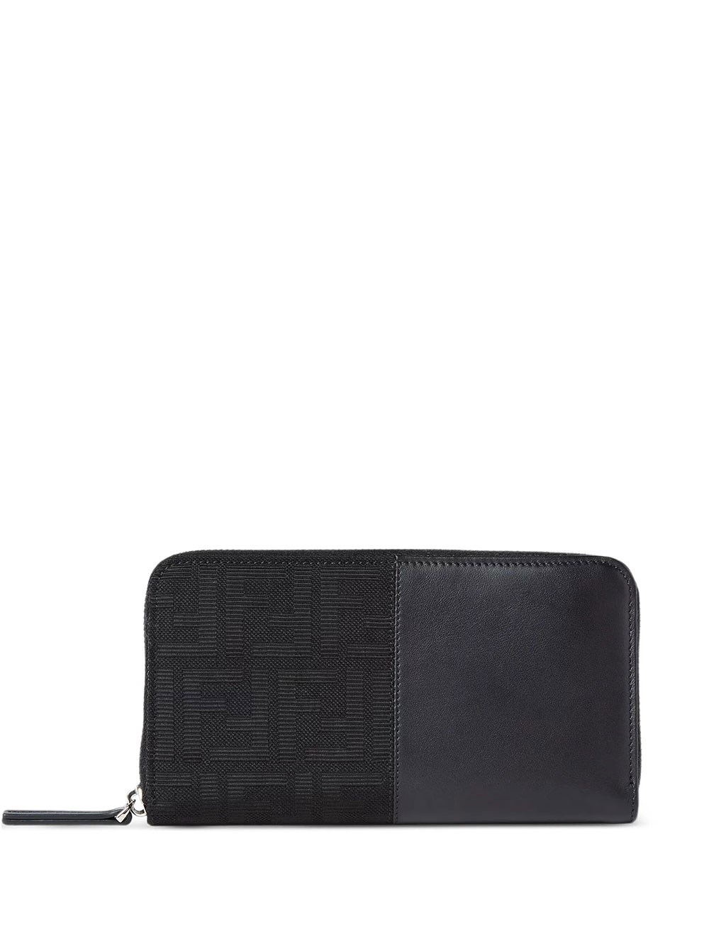 Fendi Men's Black Grace Zip-Around Wallet