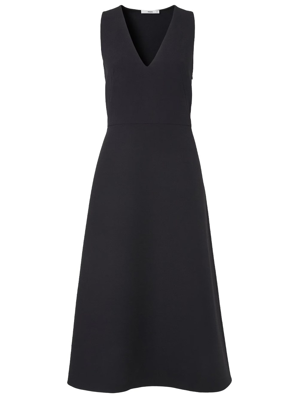 Fendi Women's Black Wool And Silk Dress