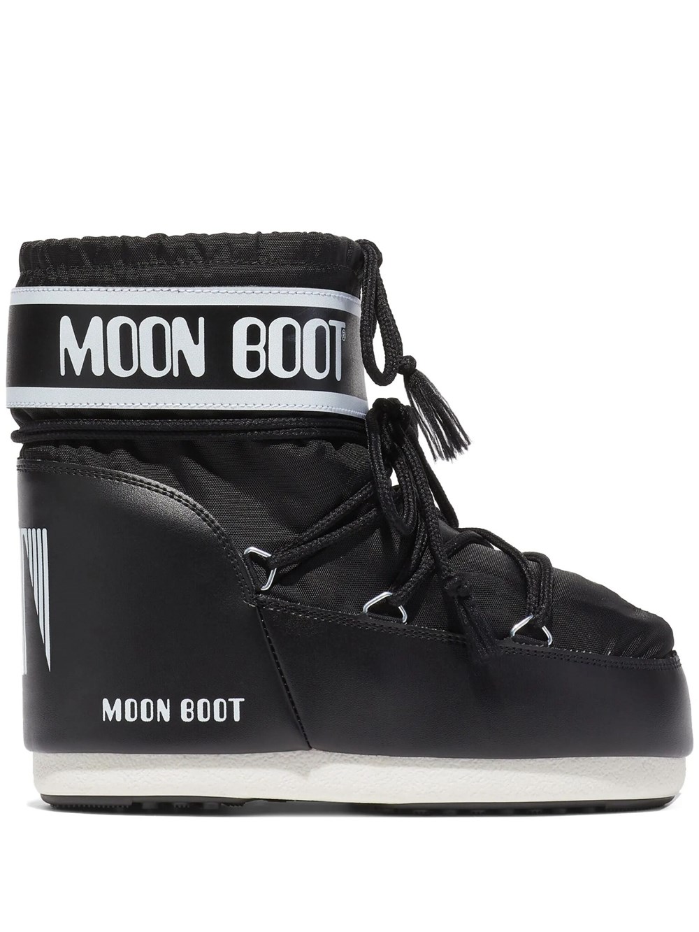 Moon Boot Women's Black Icon Low Boots In Nylon