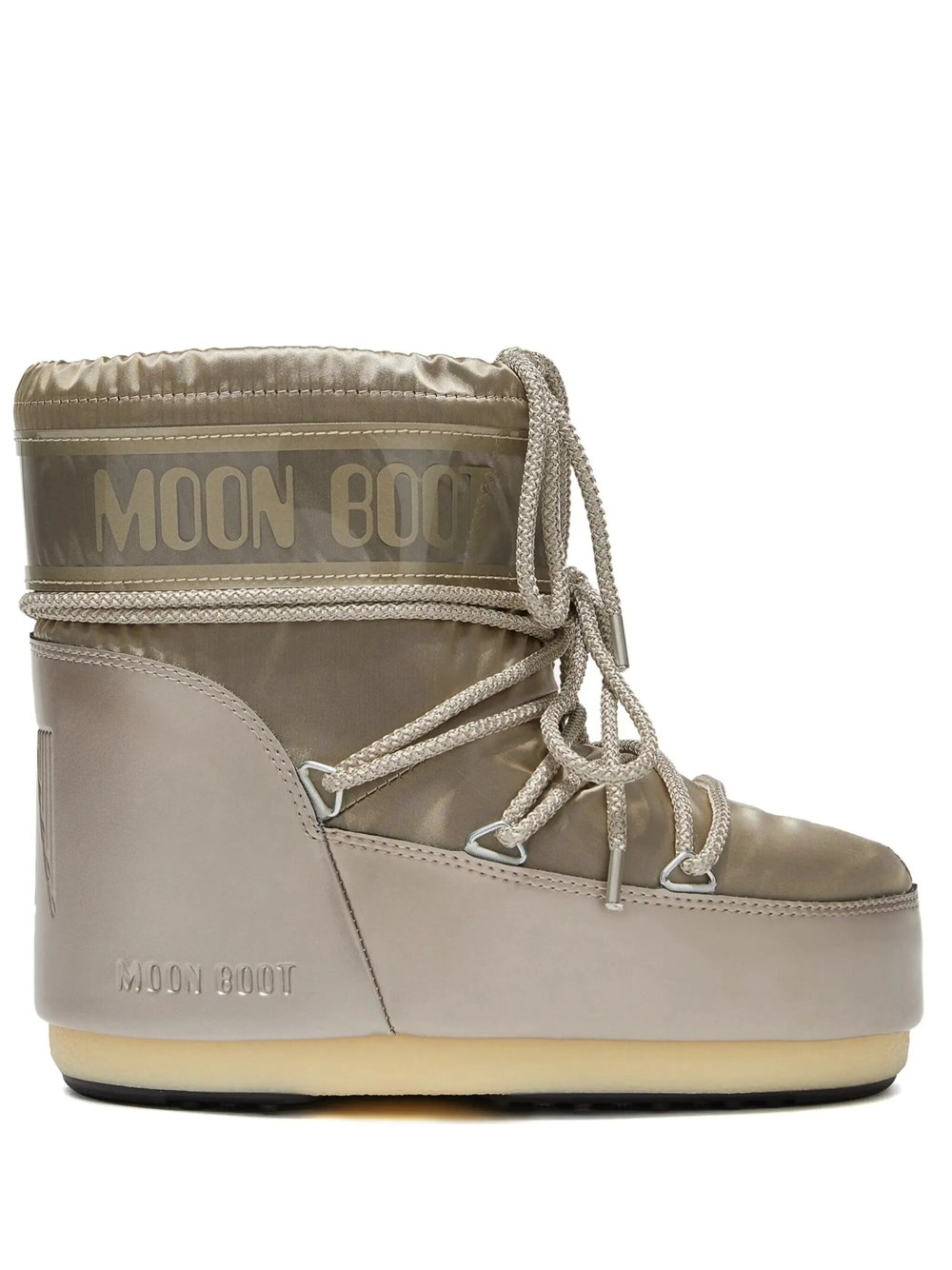 Moon Boot Women's Metallic Icon Low Glance Satin Boots