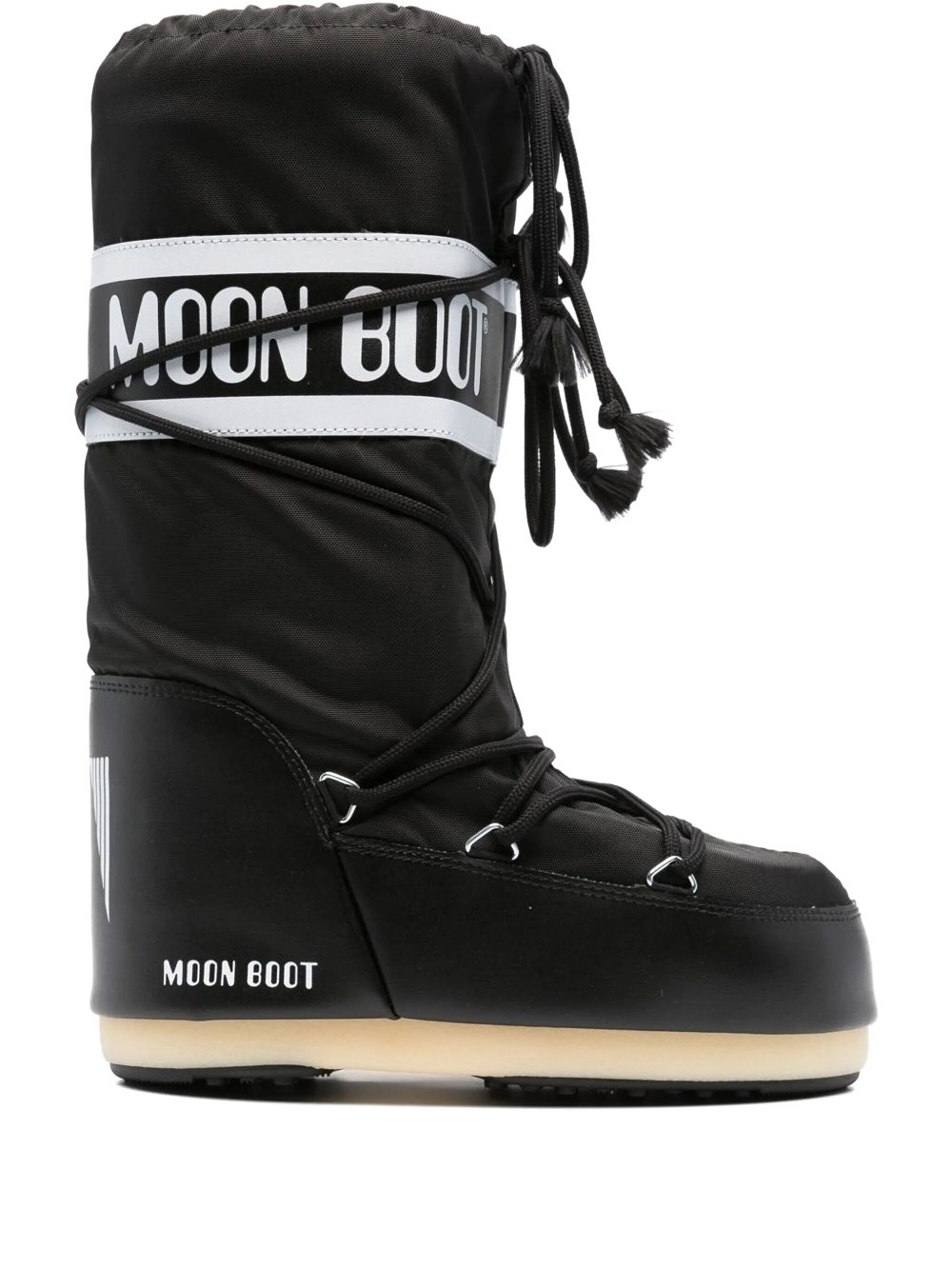 Moon Boot Women's Black Icon Boots In Nylon