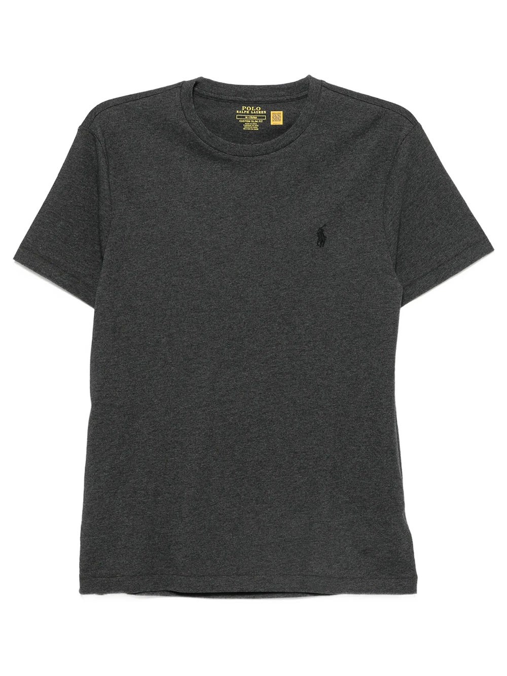 Polo Ralph Lauren T-shirt In Jersey Custom Slim Fit In Grigio