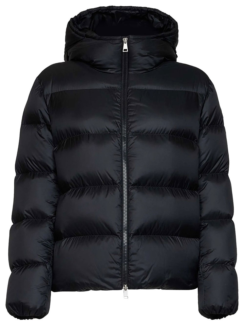Moncler Women's Black Short Down Jacket Feligule With Hood