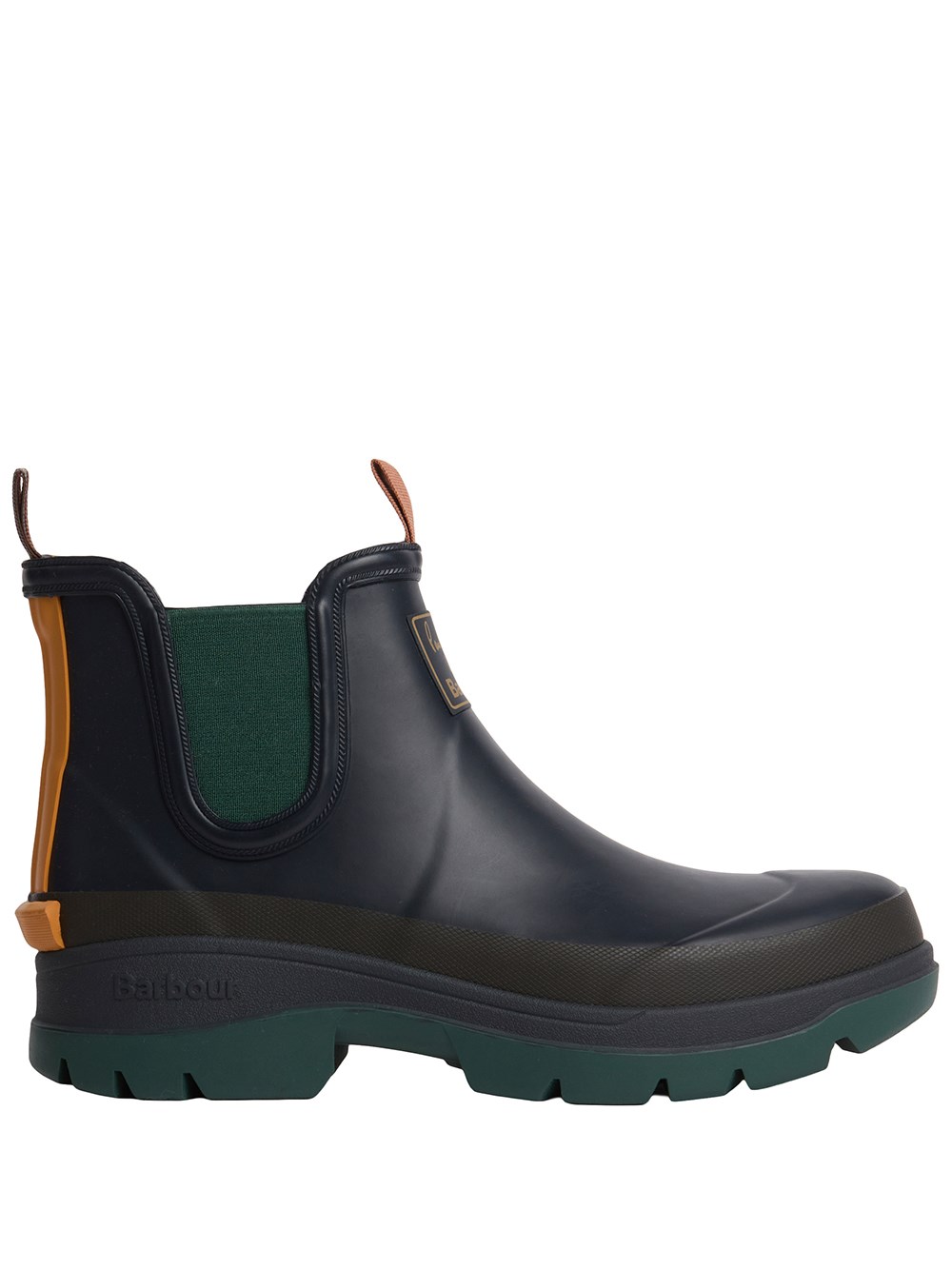 Barbour Women's Blue Rubber Chelsea Ankle Boots