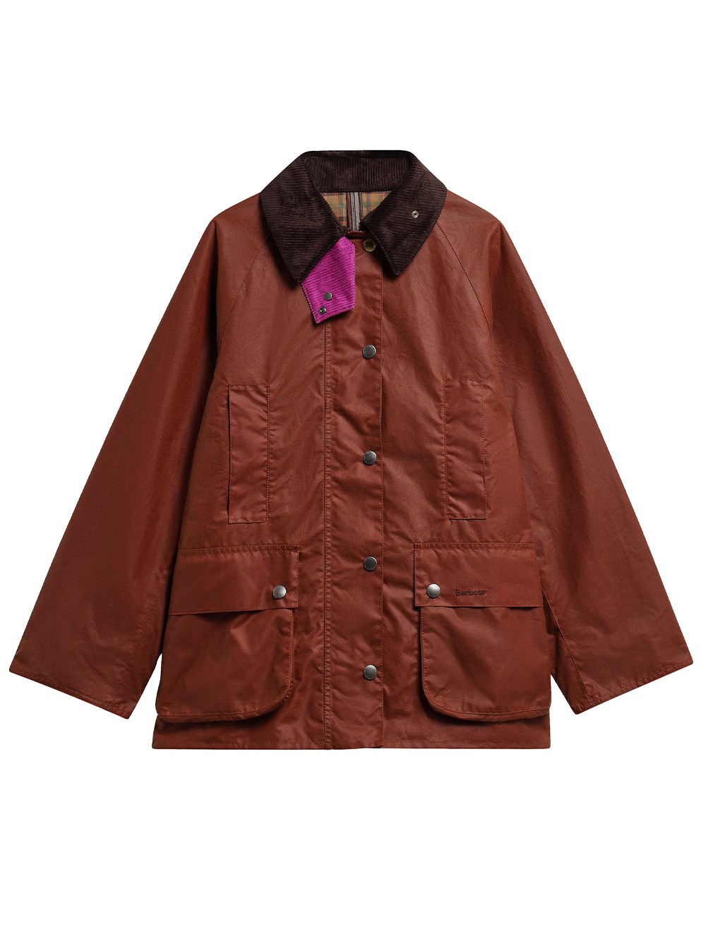 Barbour Women's Brown Paul Smith Loves Barbour: Beaufort Waxed Jacket