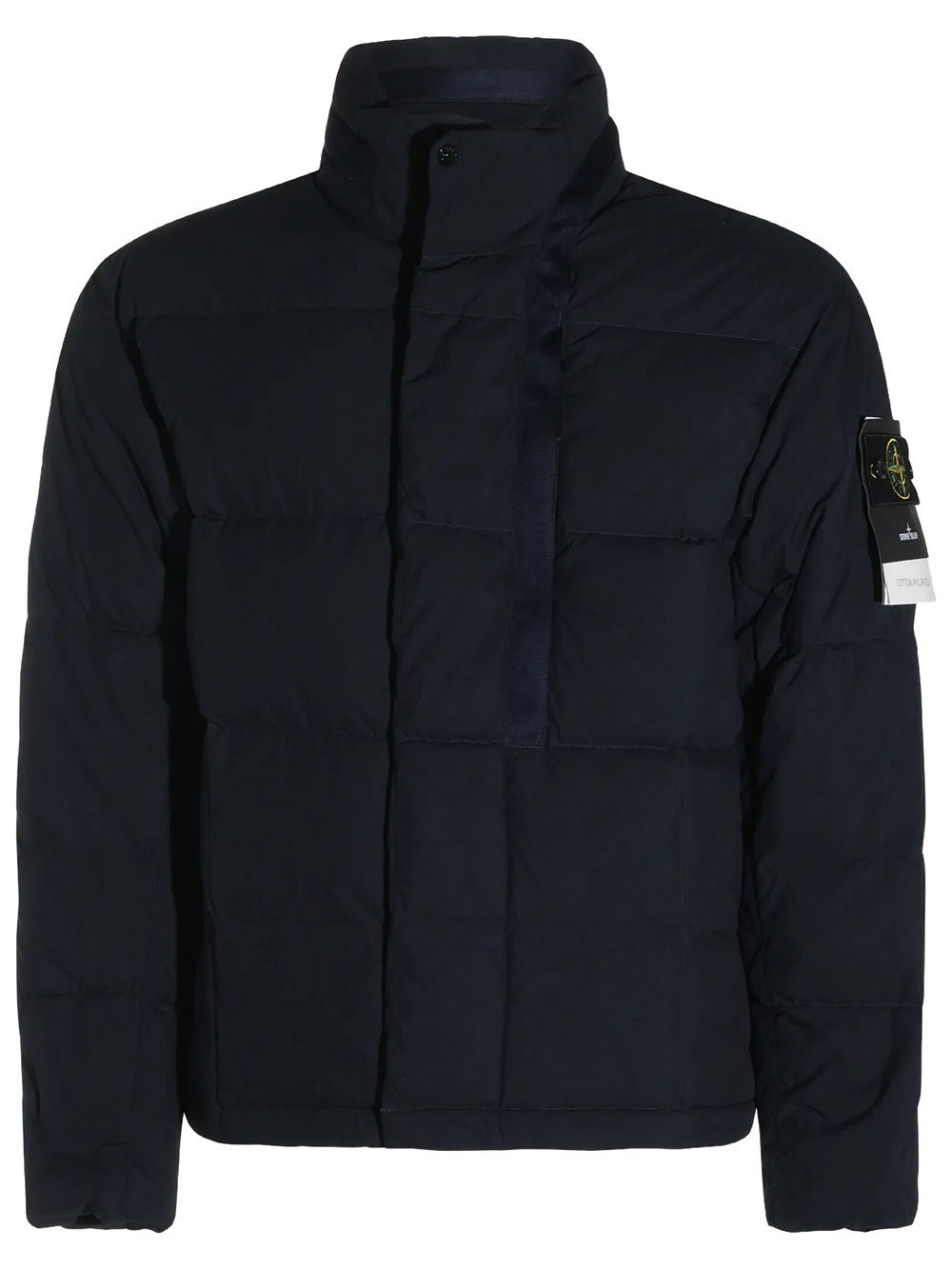 Stone Island Men's Blue Navy Quilted Down Jacket