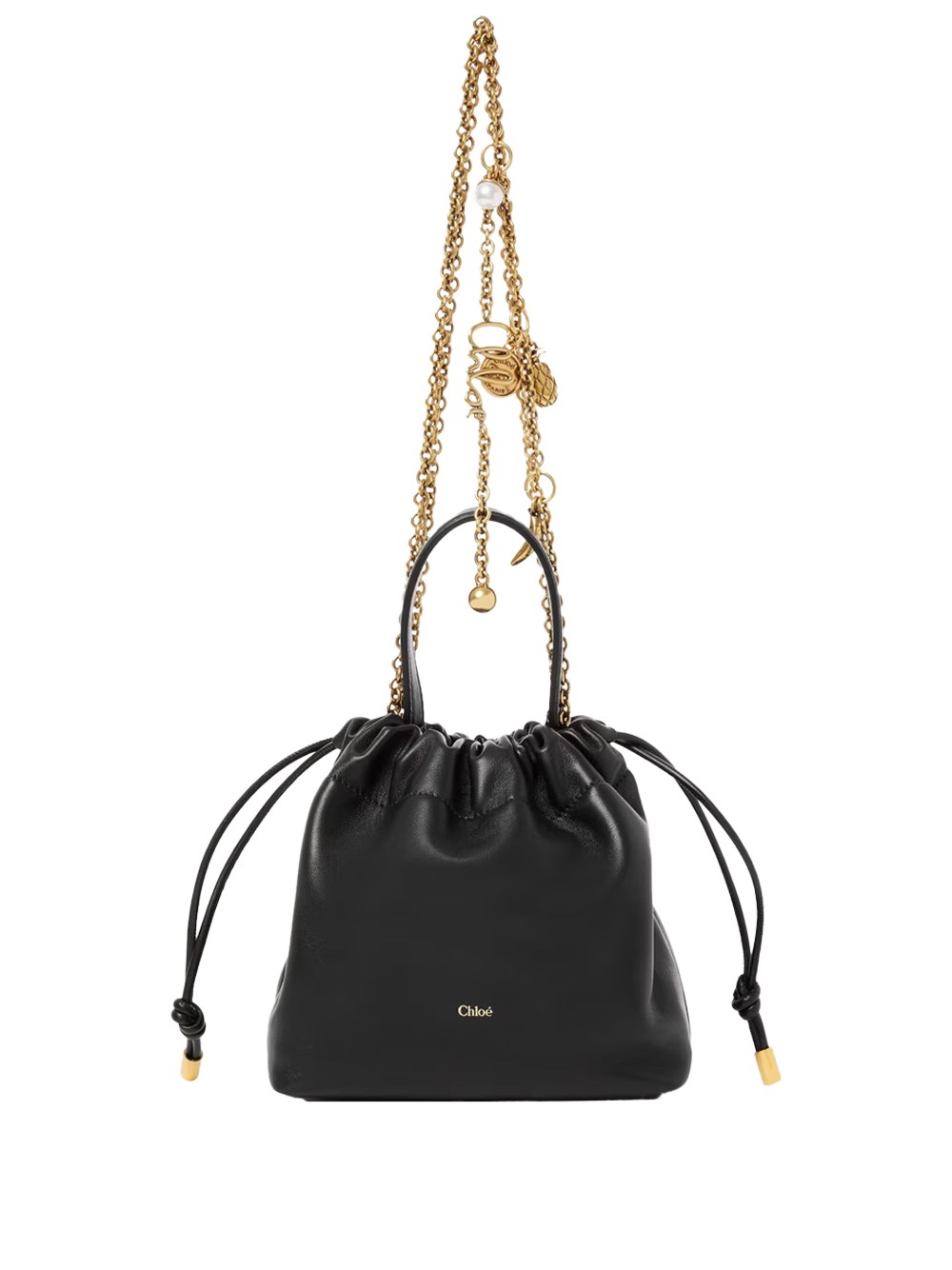 Chloé , Bucket Bags, Female, Black, One Size, Icons Mini Shoulder Bag - Image 3