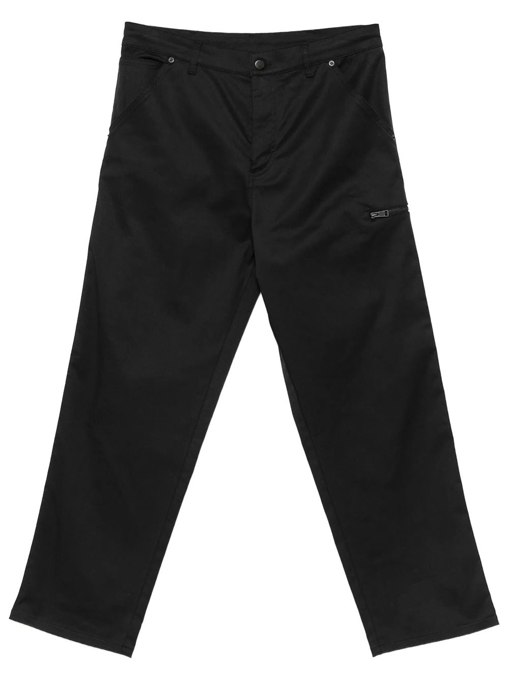 Moncler Men's Black Stretch Gabardine Trousers
