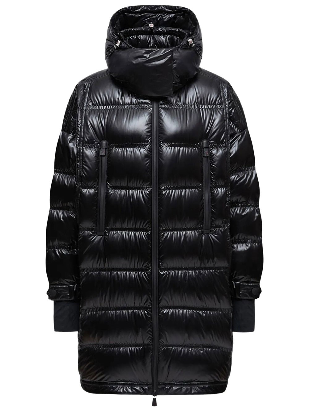 Moncler Grenoble Women's Black Rochelairs Hooded Long Down Jacket - Woman Jackets 1 - Image 5