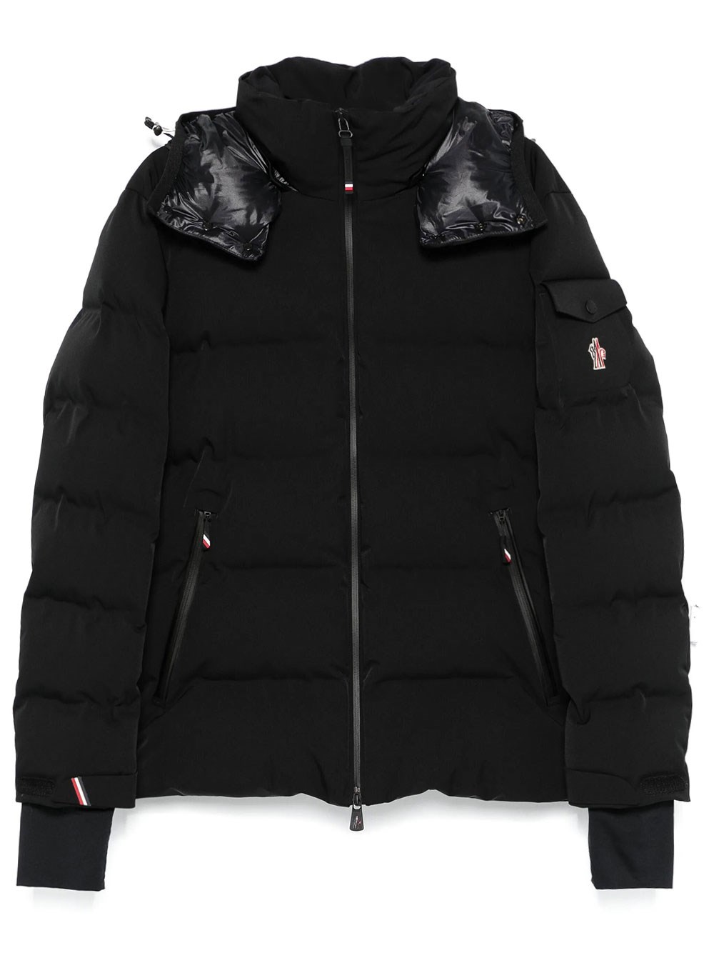 Moncler Men's Black Grenoble: Insulated Ski Jacket Montgetech With Hood