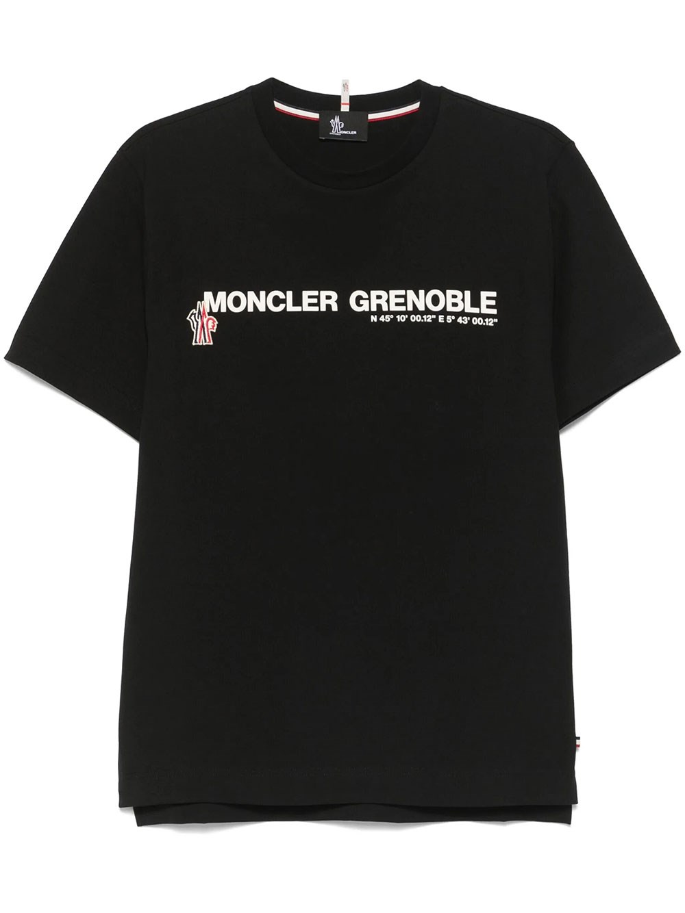 Moncler Men's Black Grenoble: Cotton Blend T-Shirt With Logo