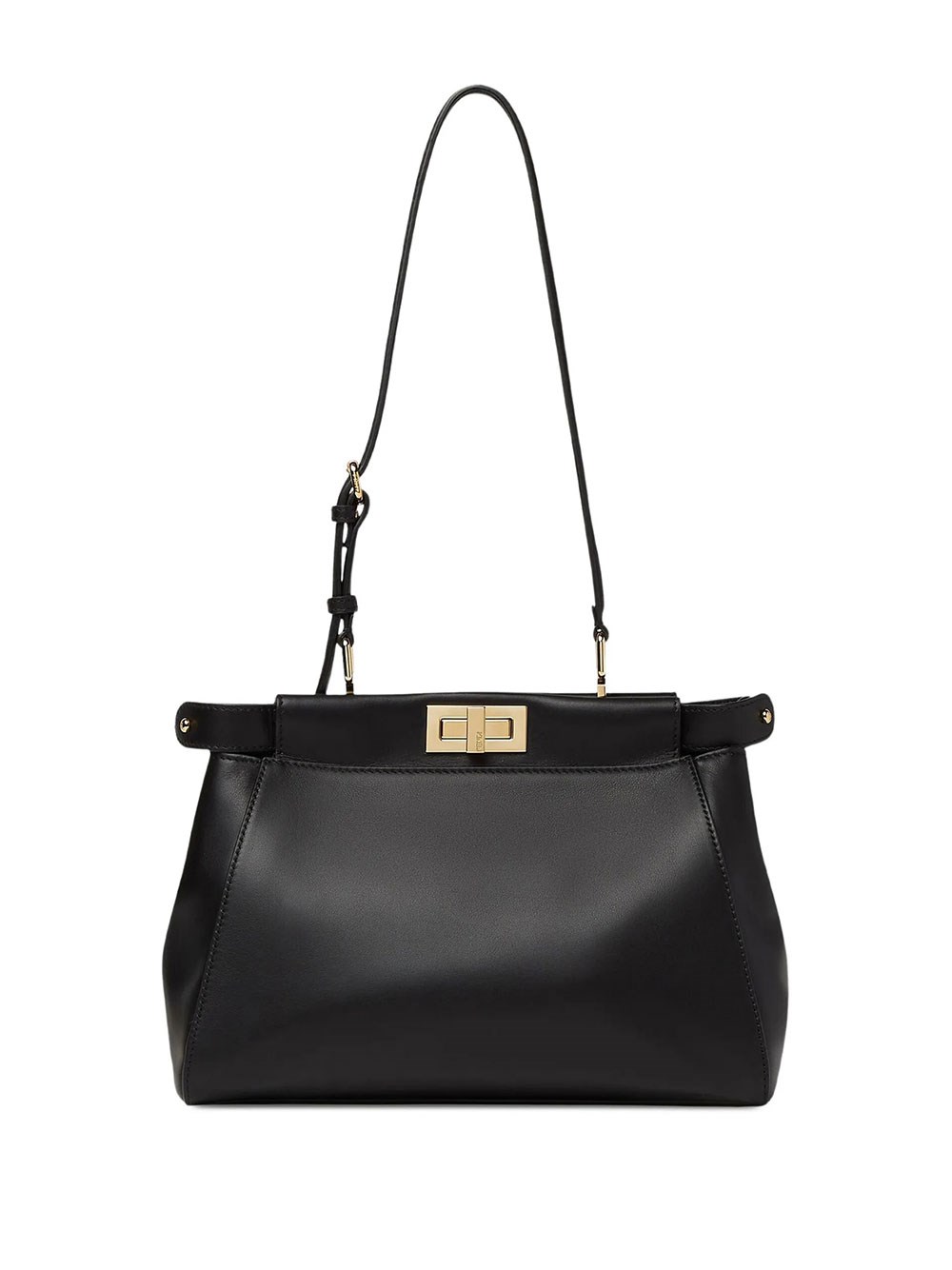 Fendi Women's Black Shoulder Bag “My Peekaboo Small” - Image 4
