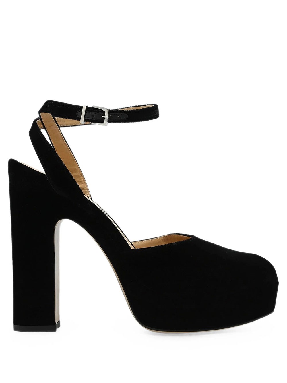 Fendi Women's Black After 9 Velvet Sandals