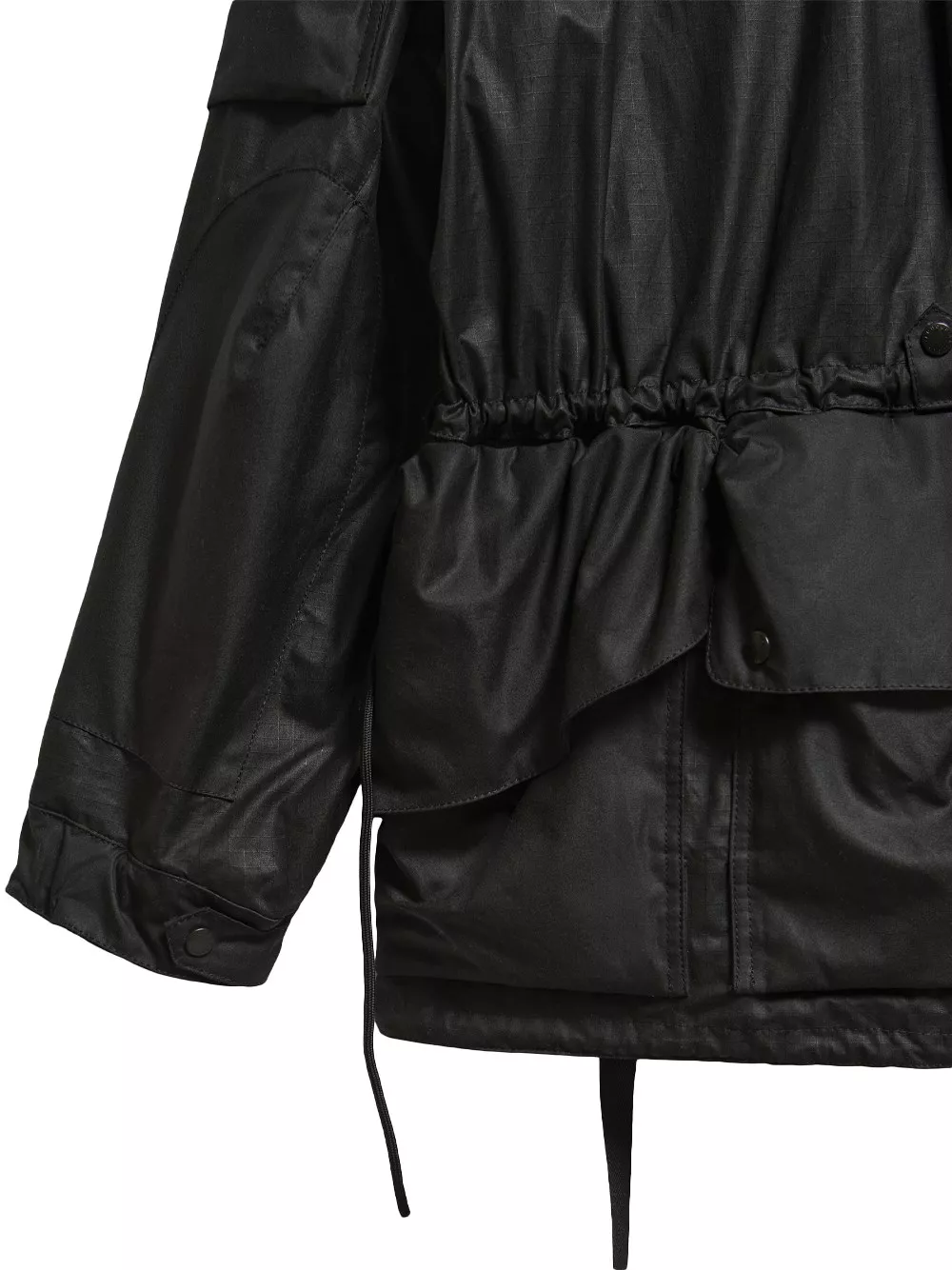 BARBOUR X 노르빗 왁스드 립스톱 패브릭 자켓