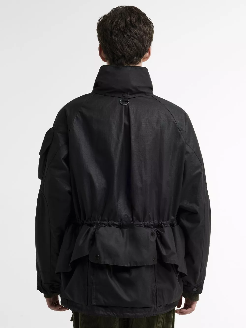 BARBOUR X 노르빗 왁스드 립스톱 패브릭 자켓