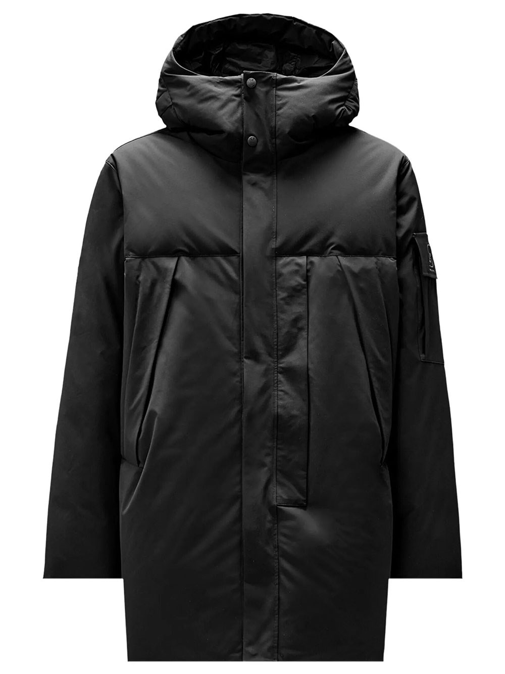 C.p. Company Men's Black C. P. Company Hooded Coat Metropolis Series