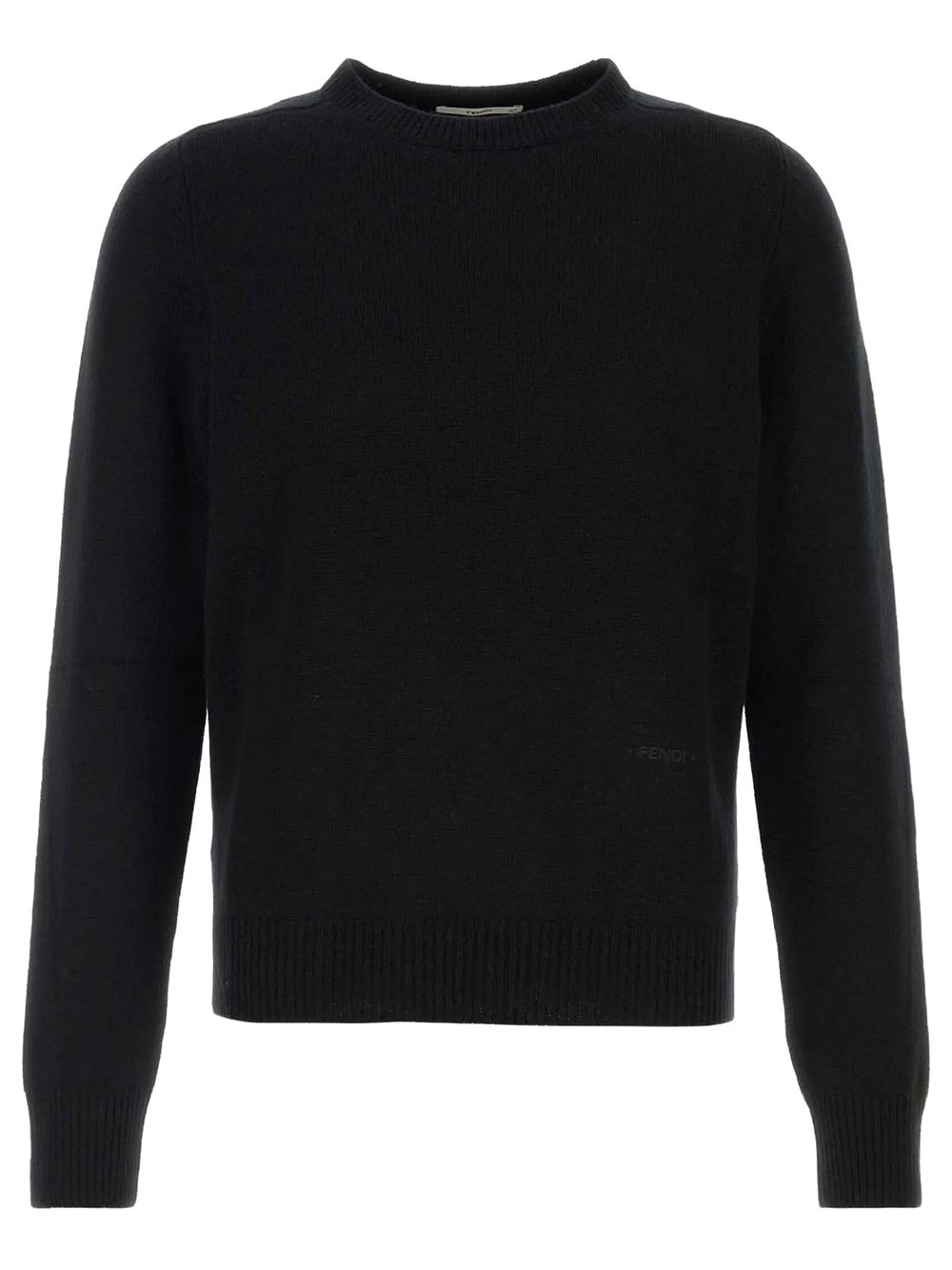 Fendi Men's Black Cashmere Sweater